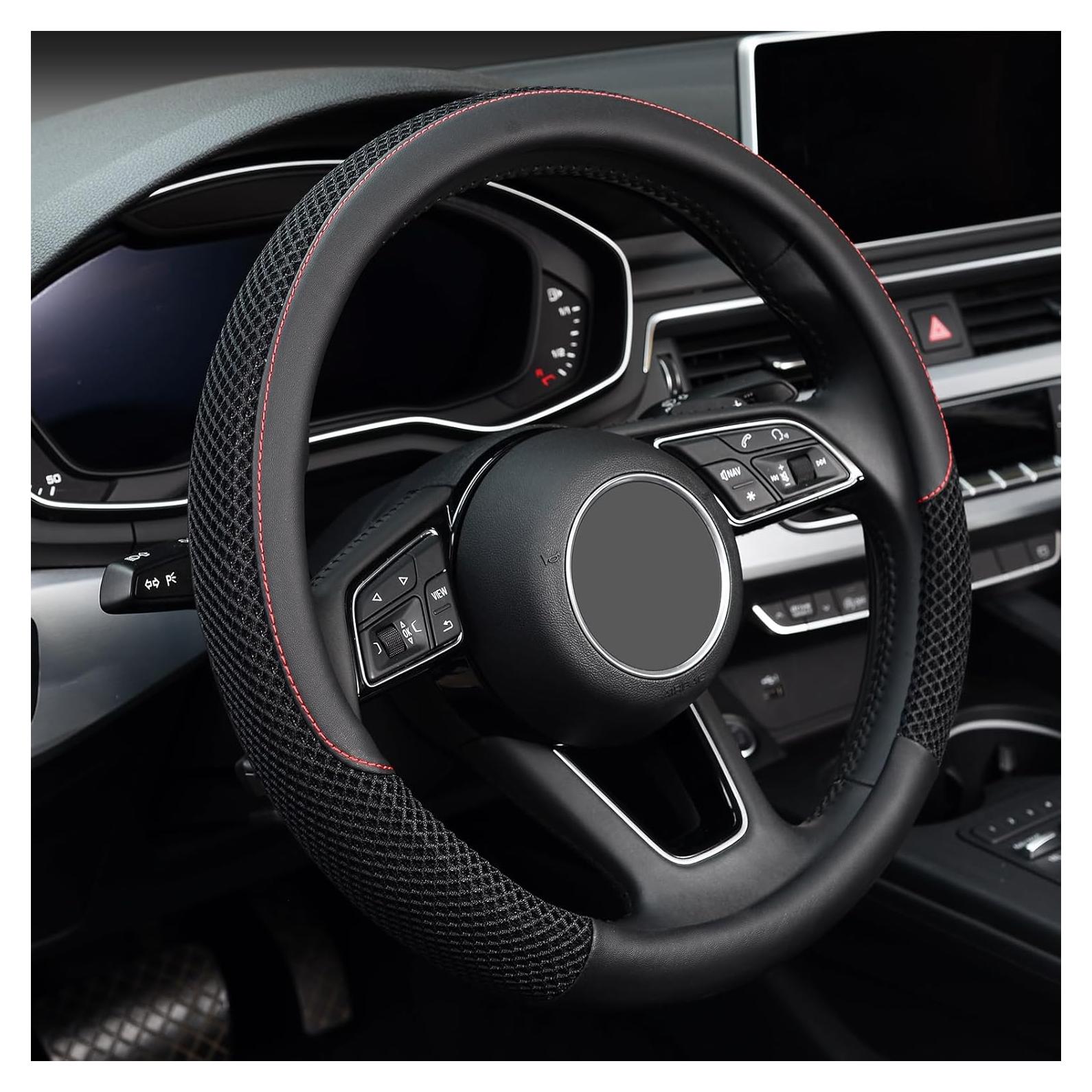 Funda de Volante KAFEEK Universal 37-39 cm Cuero Microfibra