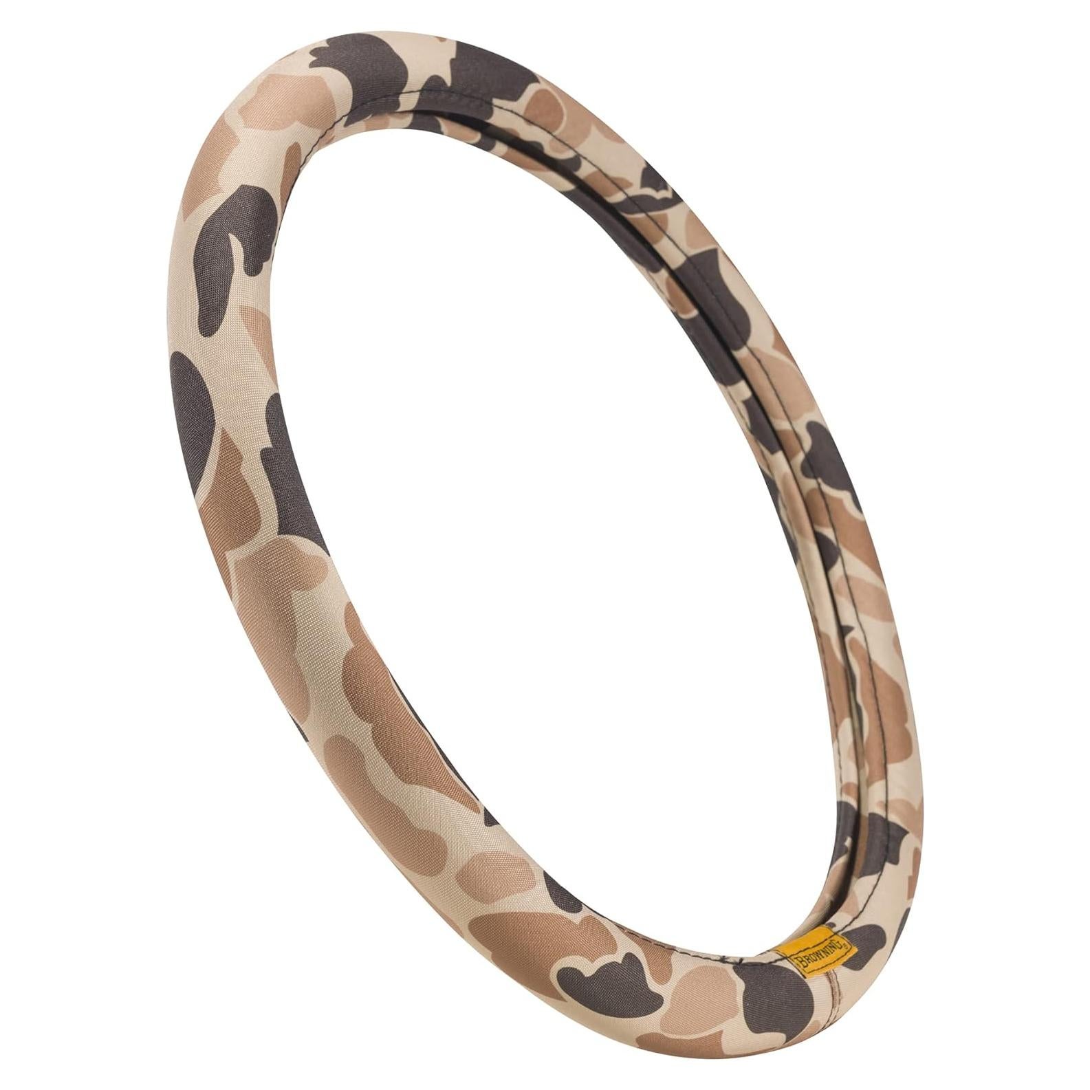 Cubierta de Volante Browning Camo Beige para Coche y SUV