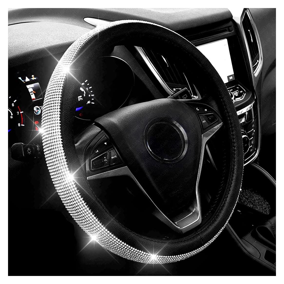 Cubierta de Volante de Cuero PU ChuLian 37-38 cm Brillante