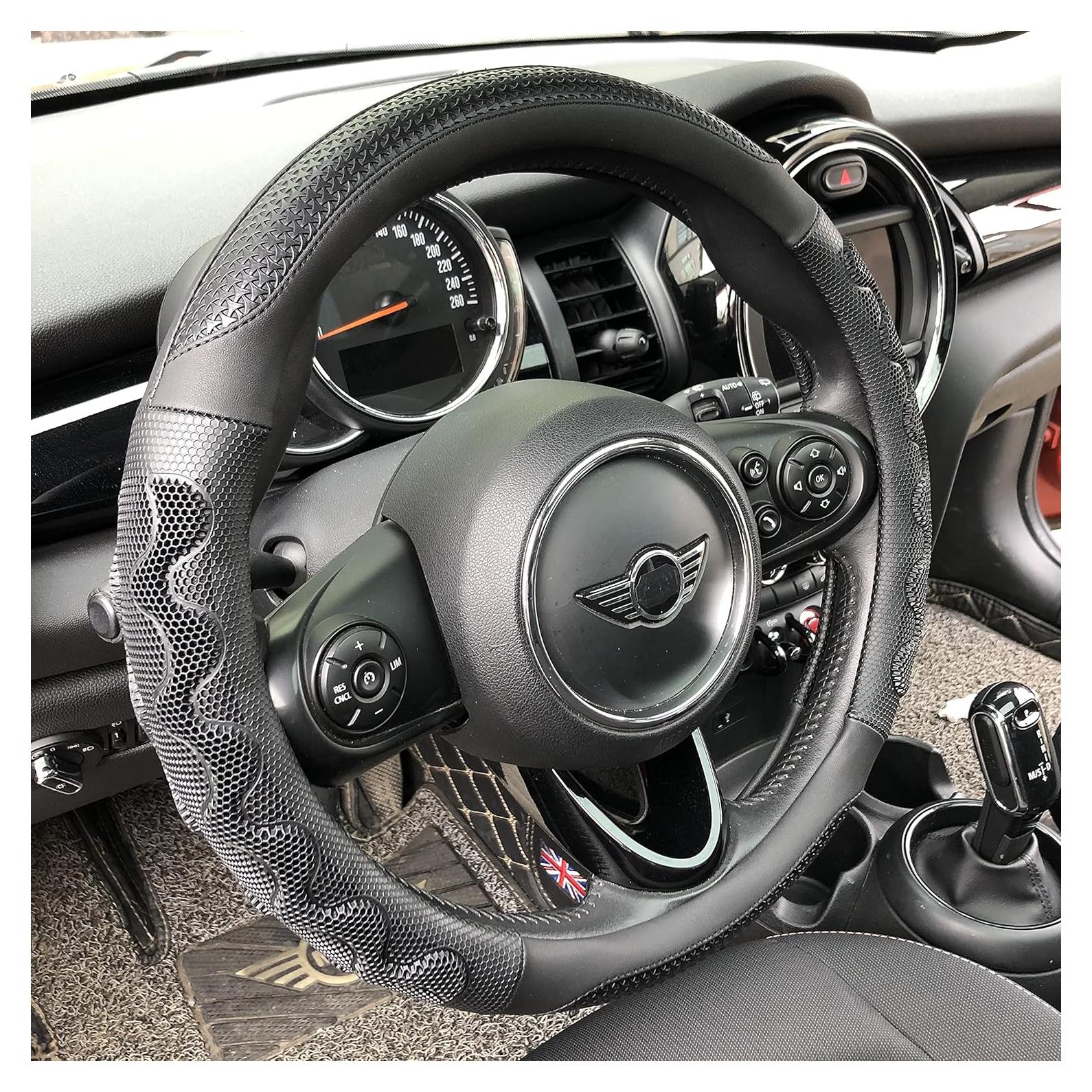 Funda de Volante PINCTROT Antideslizante Universal 37-38 cm Negro