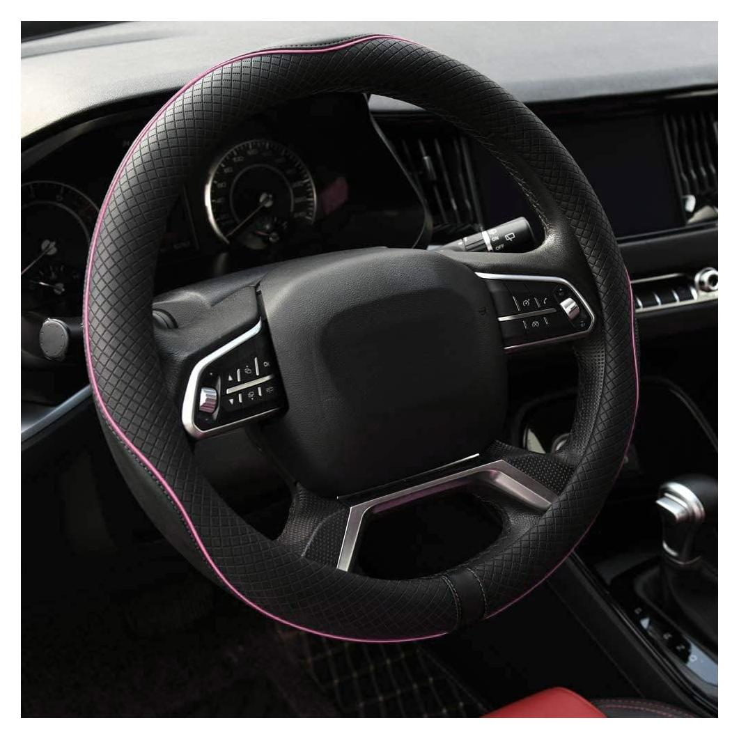 Cubierta de Volante Universal Rueesh 38 cm Antideslizante Rosa