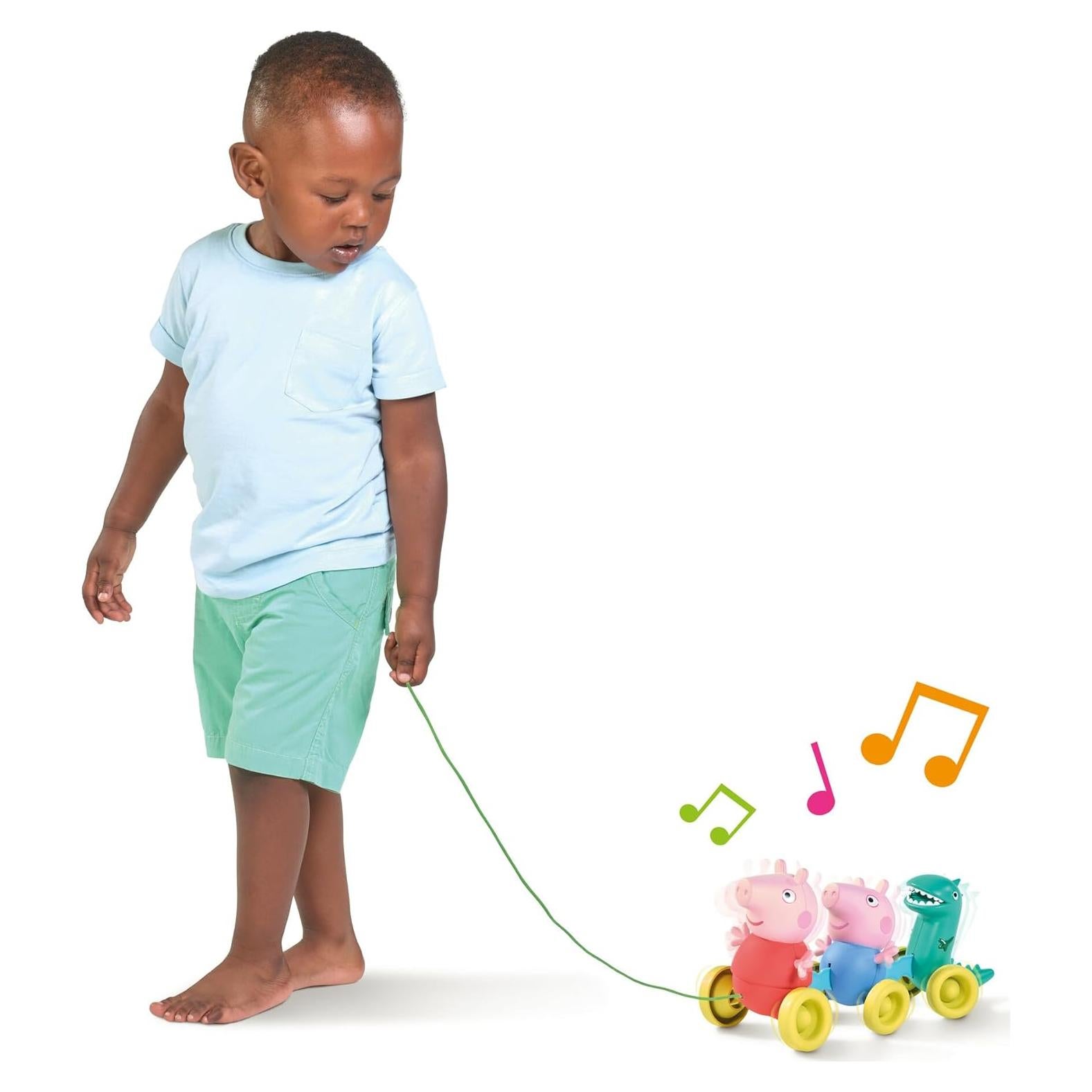 Juguete de Arrastre Peppa Pig TOMY - Musical y Balanceo
