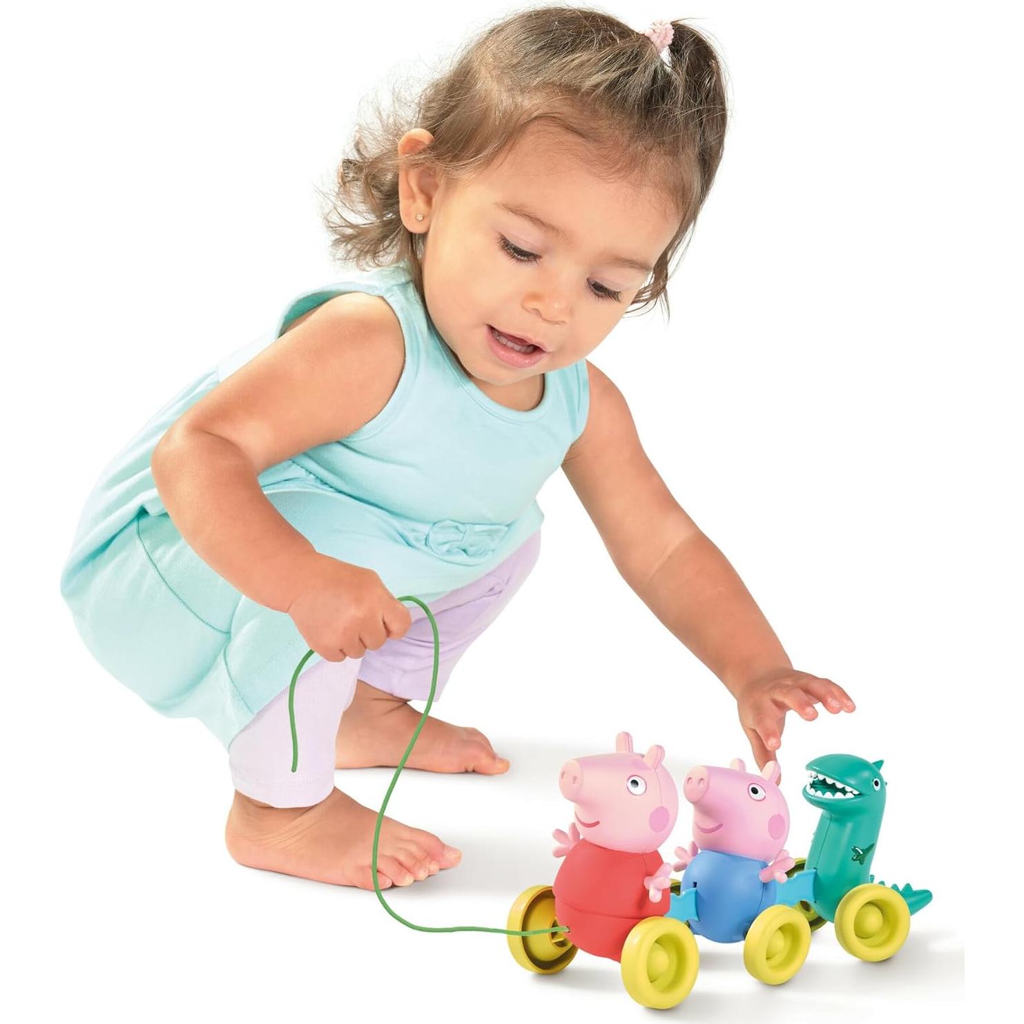 Juguete de Arrastre Peppa Pig TOMY - Musical y Balanceo