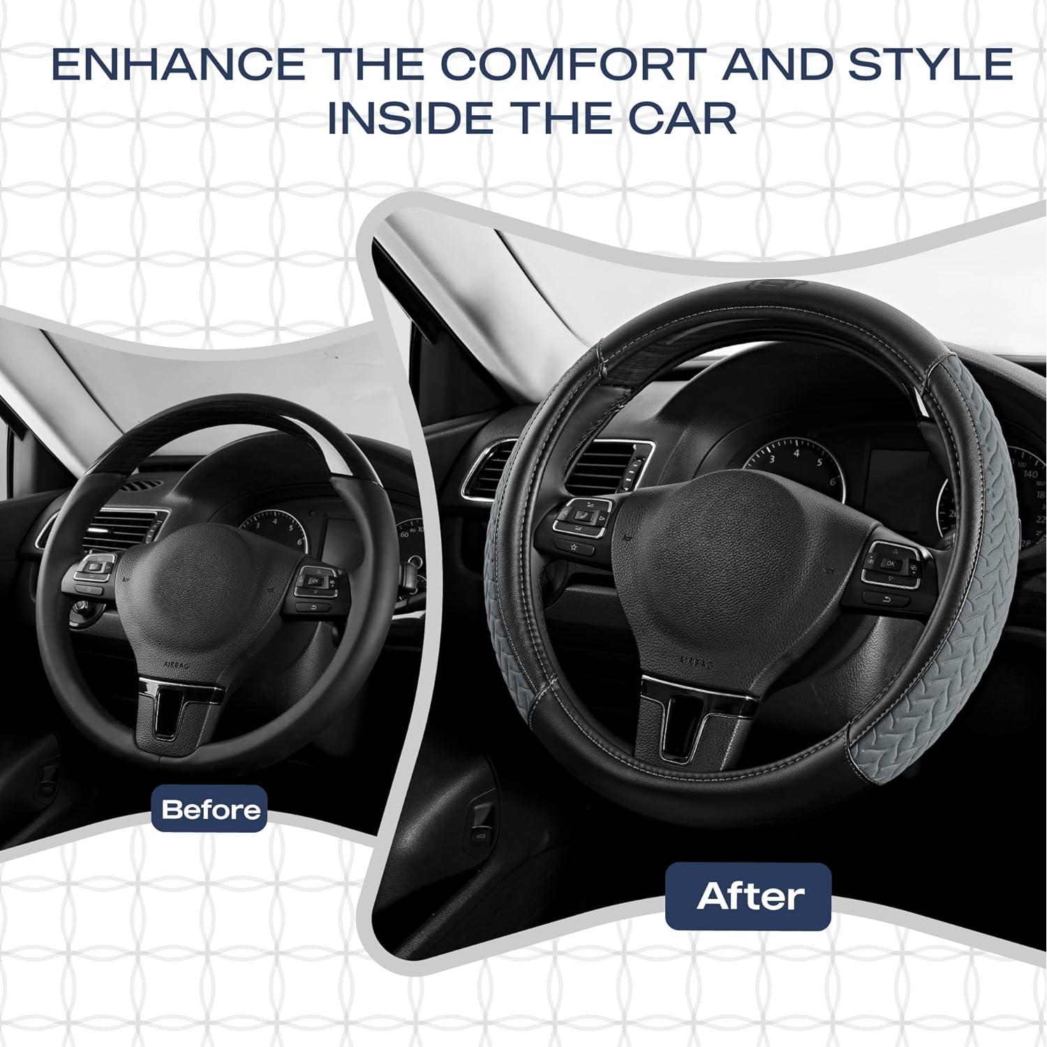 Cubierta de Volante Skechers Gris 37-38 cm Cuero Amortiguado