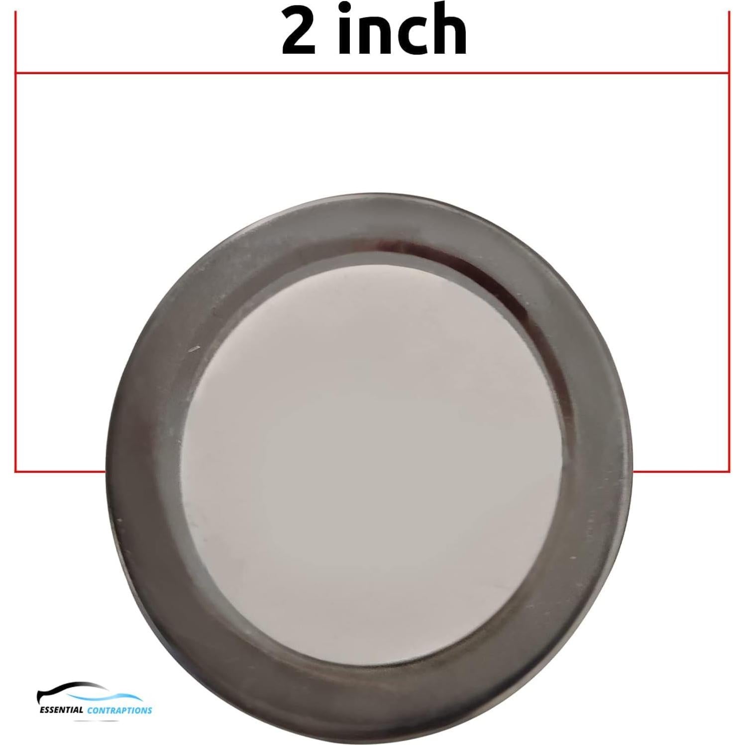 Espejo Convexo de Punto Ciego 2 Pulgadas Contraptions Esenciales