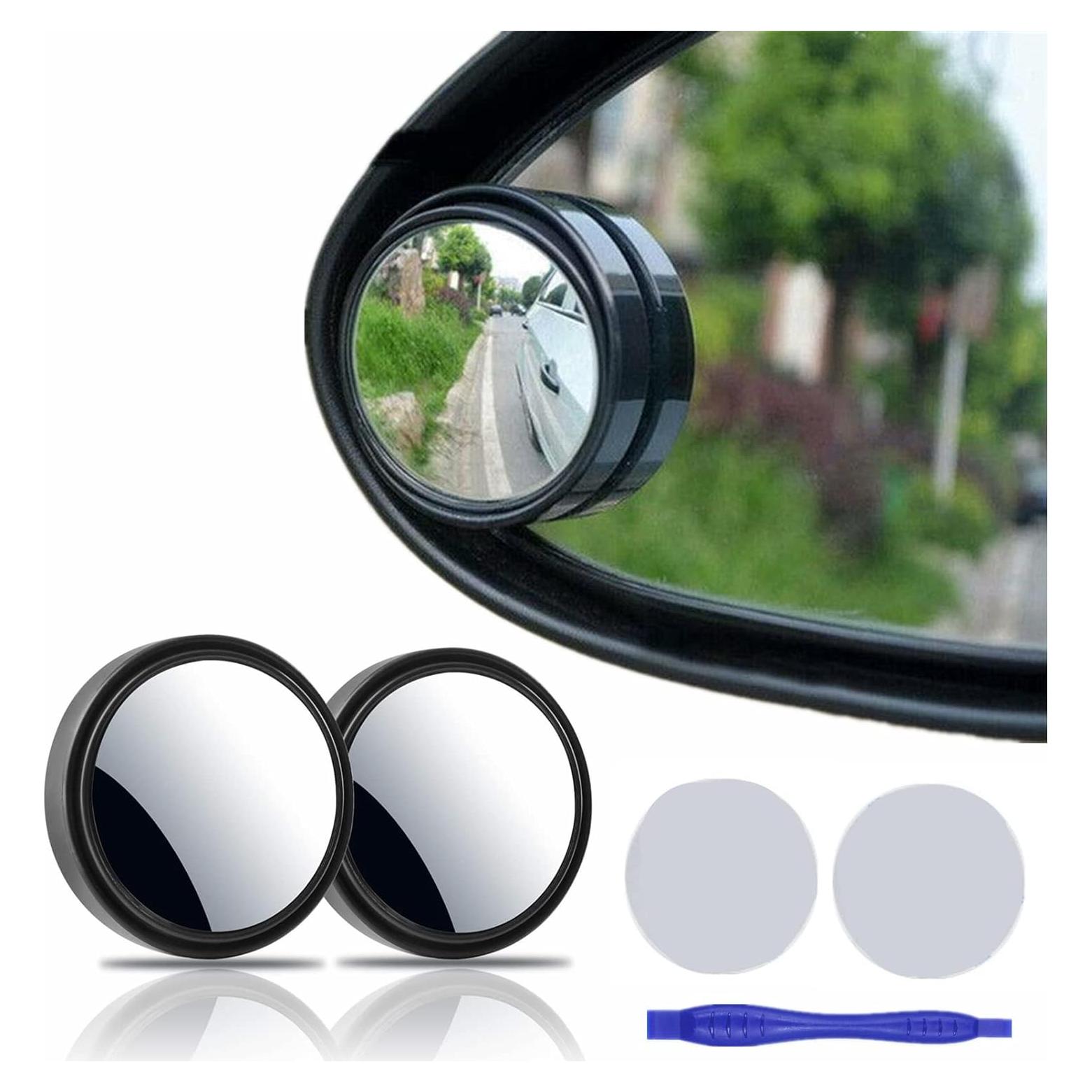 Espejos de Punto Ciego MARLBSTON 2" Convexos HD - Paquete de 2