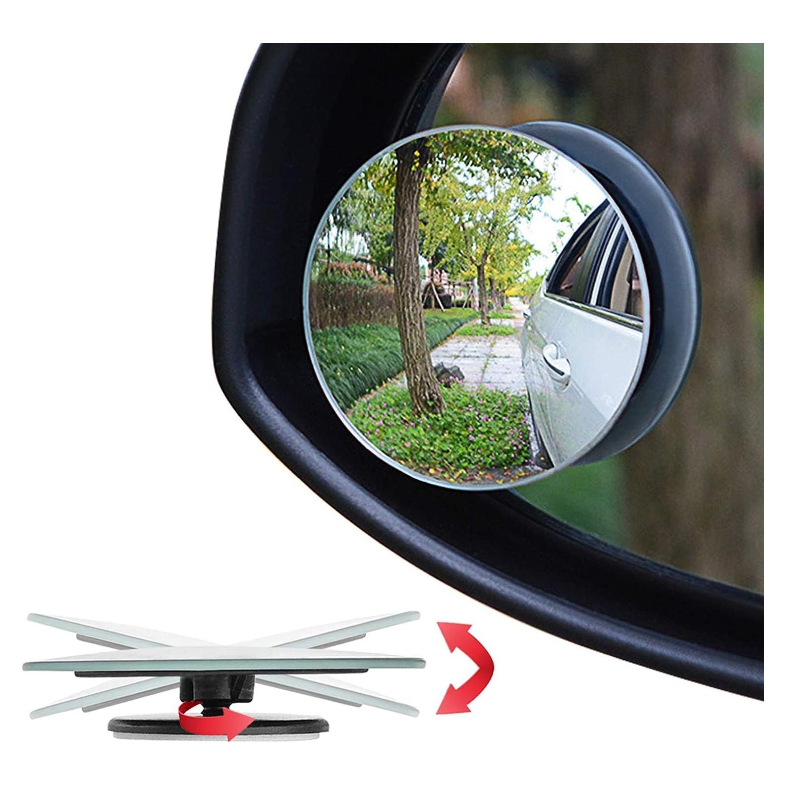 Espejo Convexo de Punto Ciego Ampper 2" HD - Paquete de 2