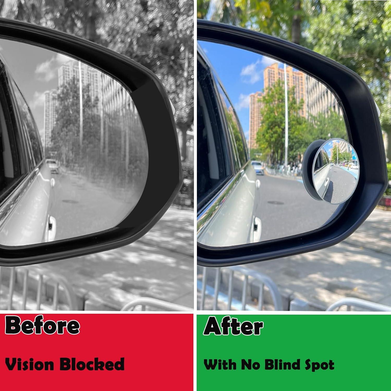 Espejos Convexos de Punto Ciego POTAMERO 2" HD - Paquete de 2