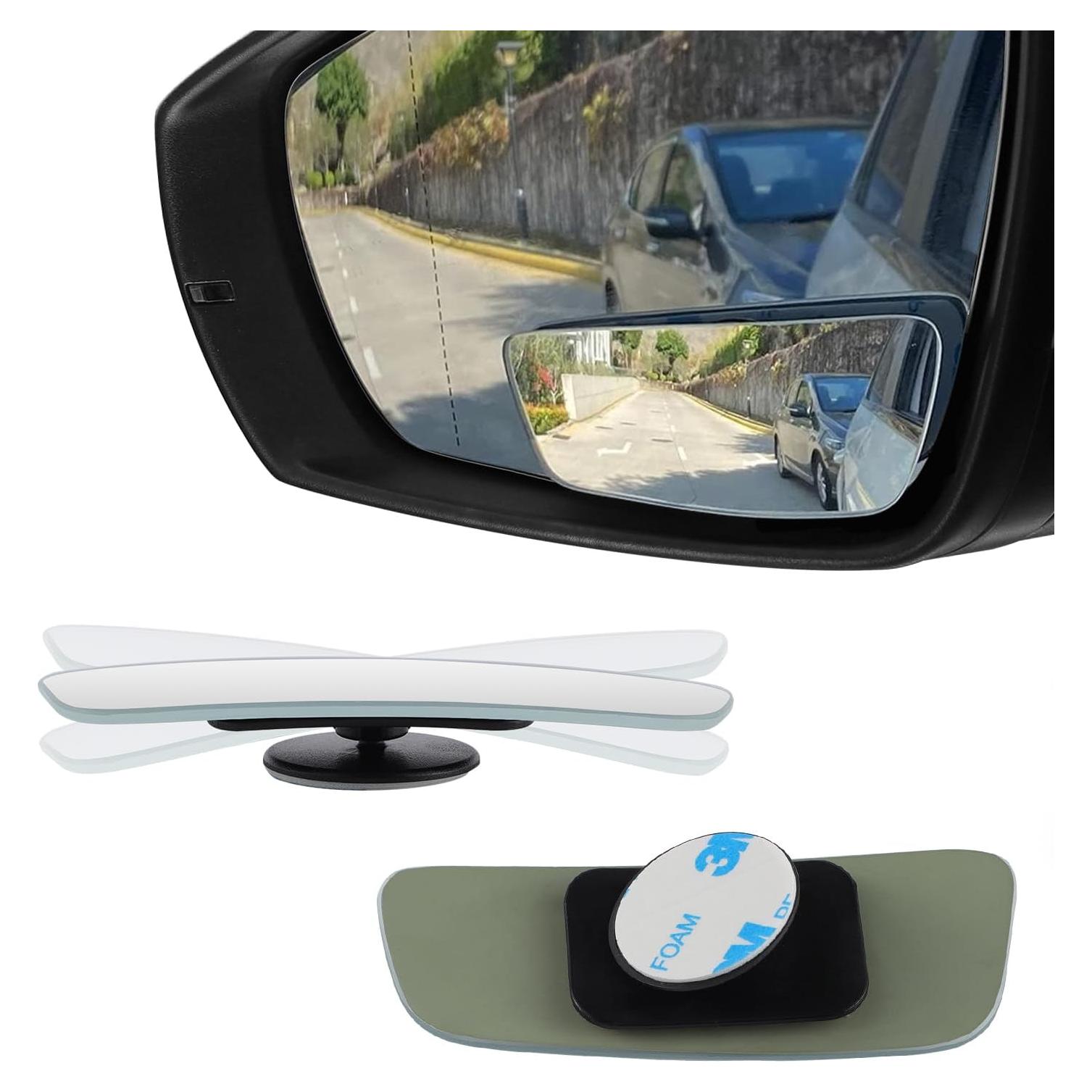 Espejos de Punto Ciego LivTee, Convexos HD, 2 Piezas