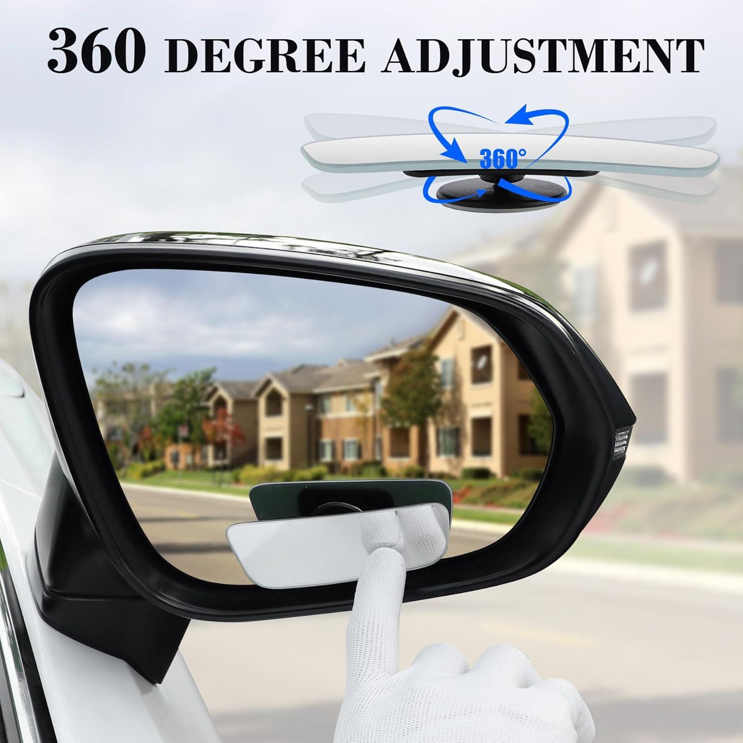 Espejos de Punto Ciego LivTee, Convexos HD, 2 Piezas