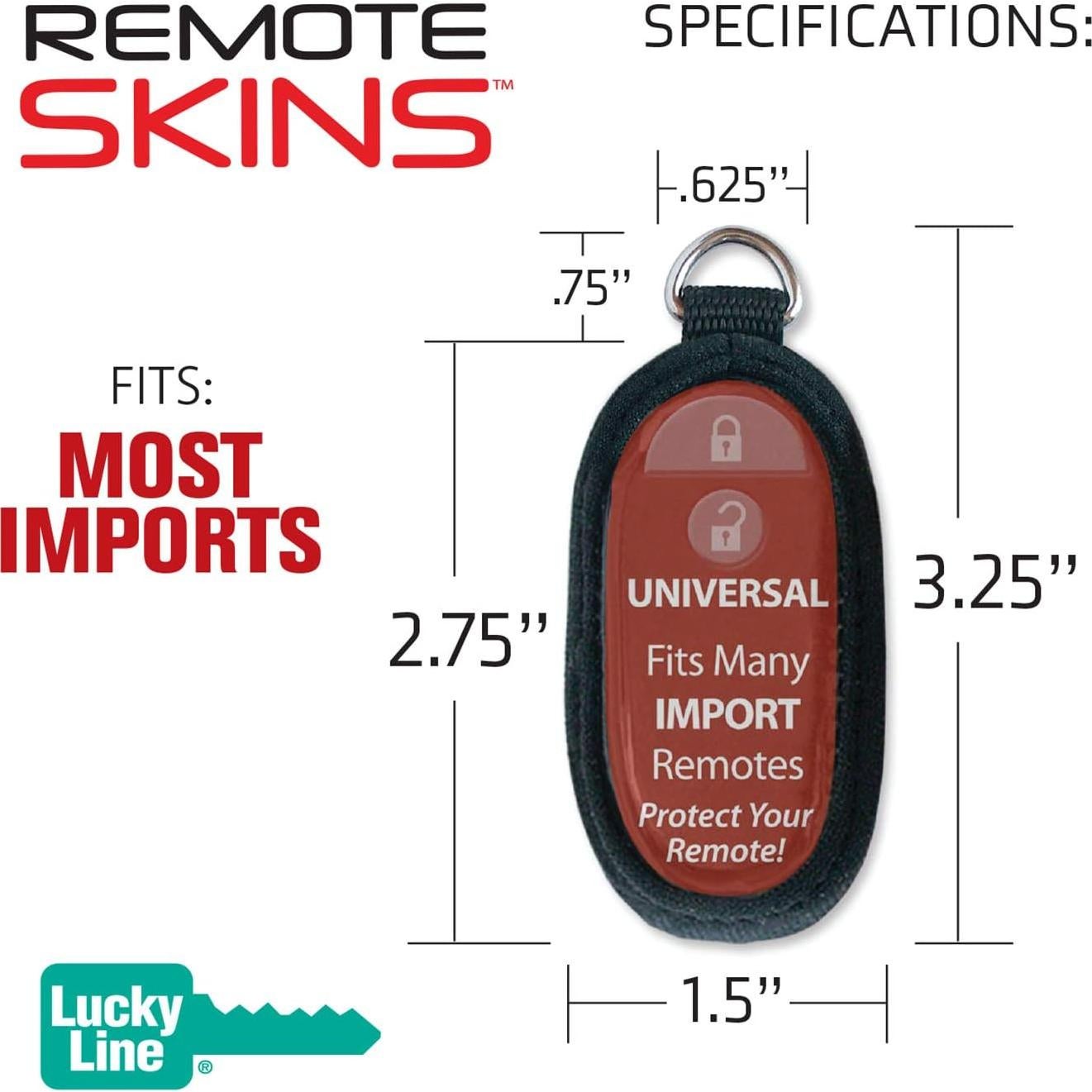 Funda Remota Flexible Lucky Line 49001 Universal Negra