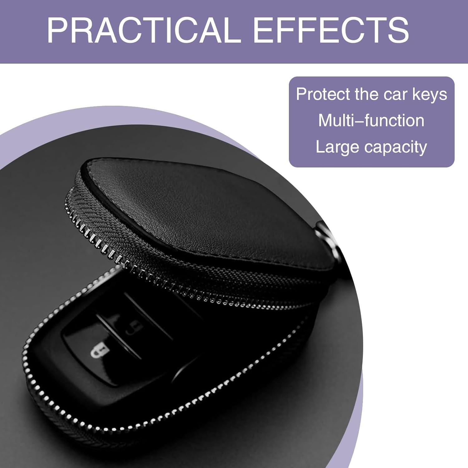 Cubierta Protectora para Llave de Auto Jewkot Kotysb2807bl Negra