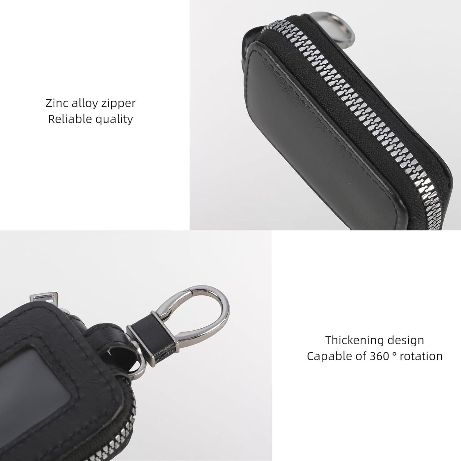 Funda de Llave de Coche Universal KAEZDD de Cuero Premium