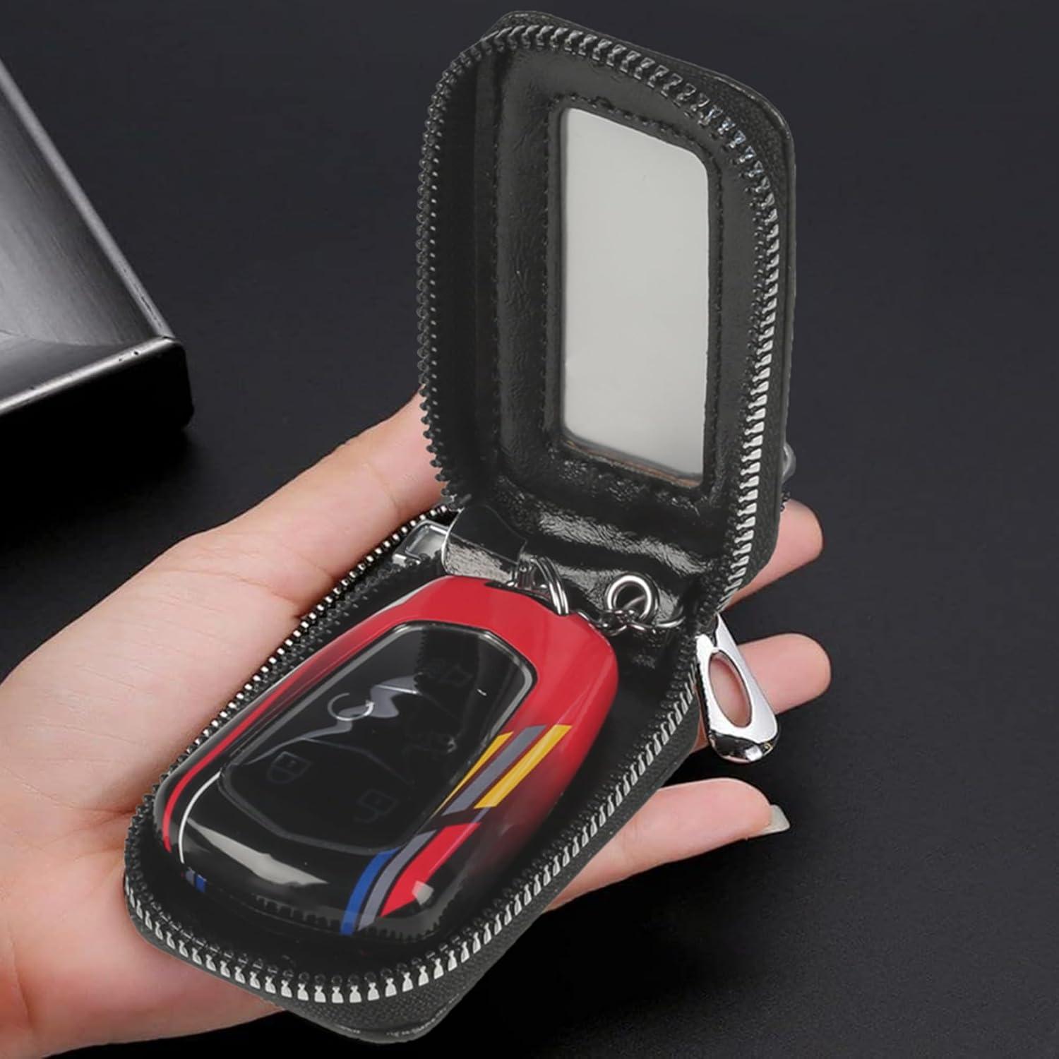 Funda de Llave de Coche Universal KAEZDD de Cuero Premium