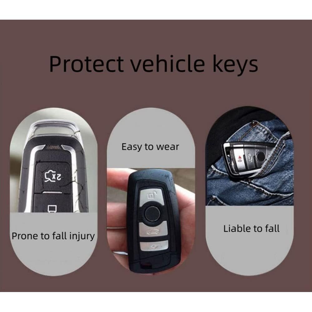 Funda de Llave de Coche Universal KAEZDD de Cuero Premium