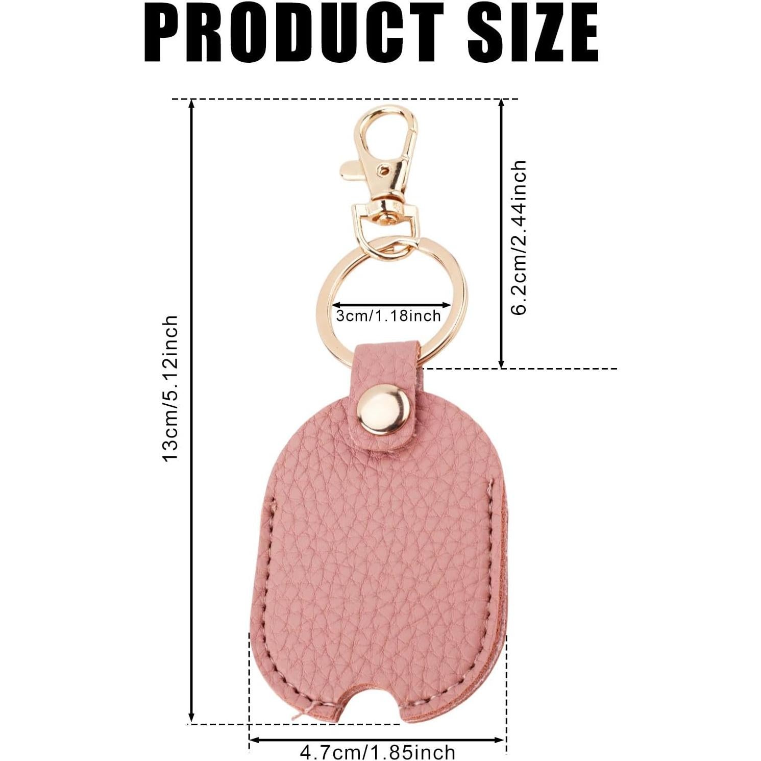 Funda de Llave de Coche de Cuero PU Rosa - Protector Universal