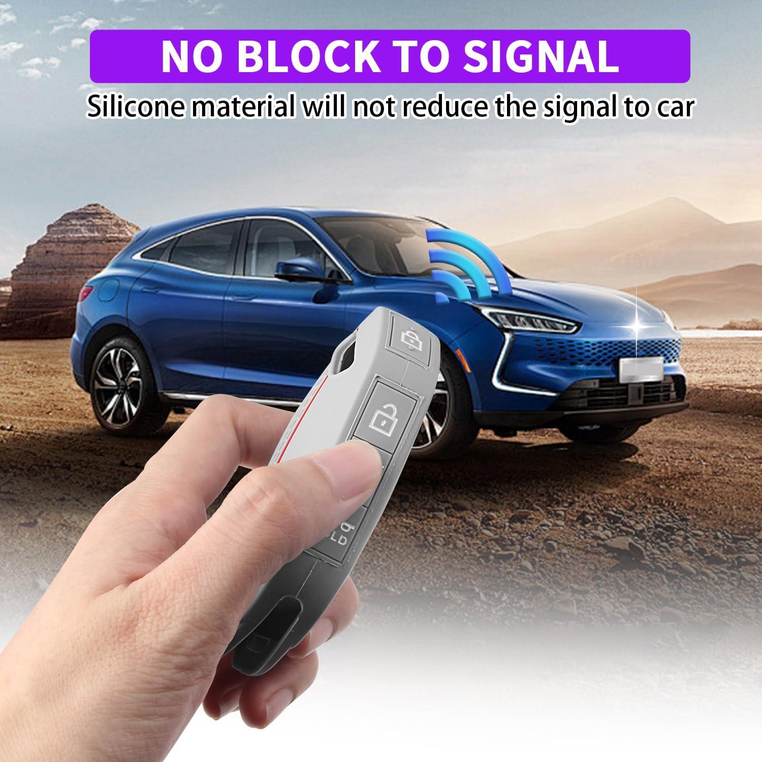 Cubierta de Llave Kia Telluride 2023-2026 QBUC 2PCS Silicona