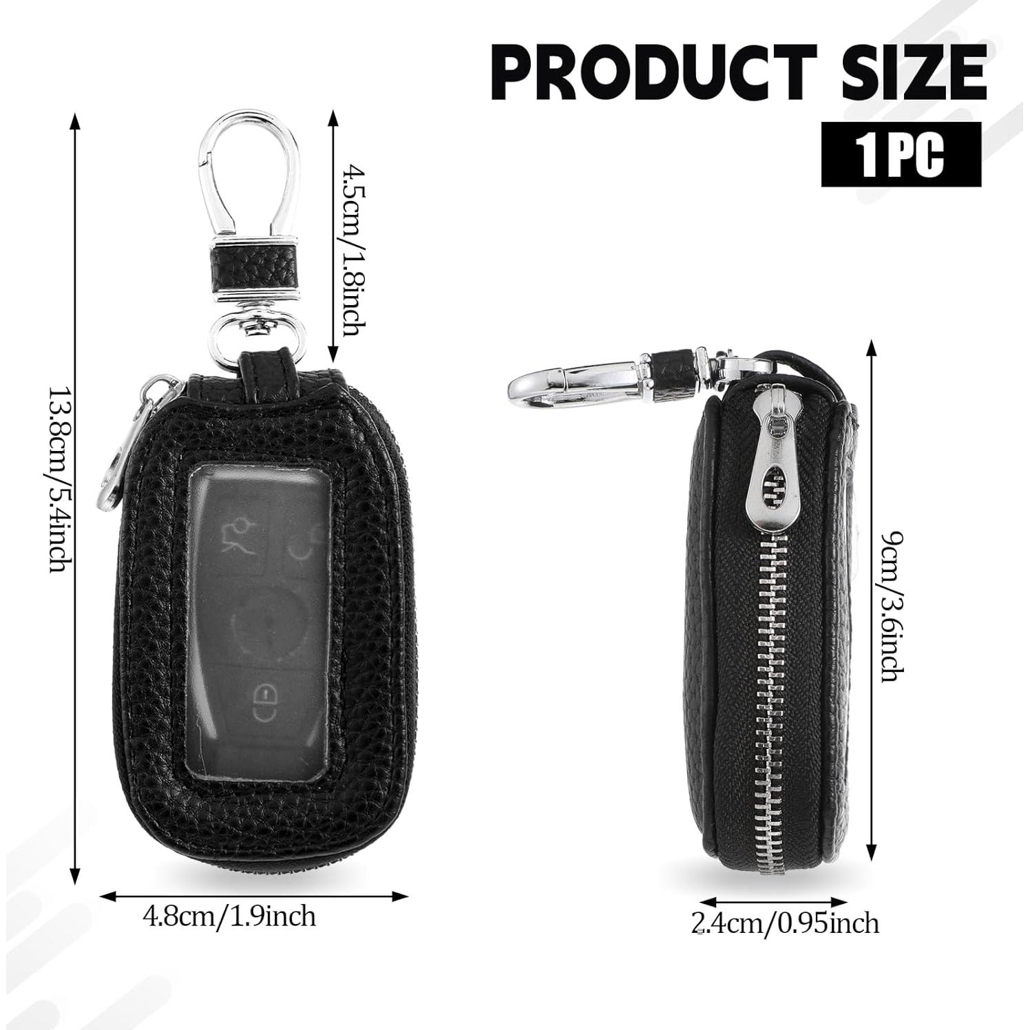 Funda de Llave de Coche EupHHonycs Universal PU Negra