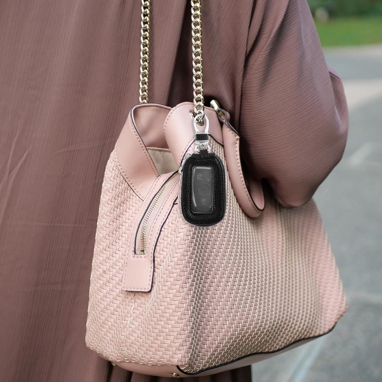 Funda de Llave de Coche EupHHonycs Universal PU Negra