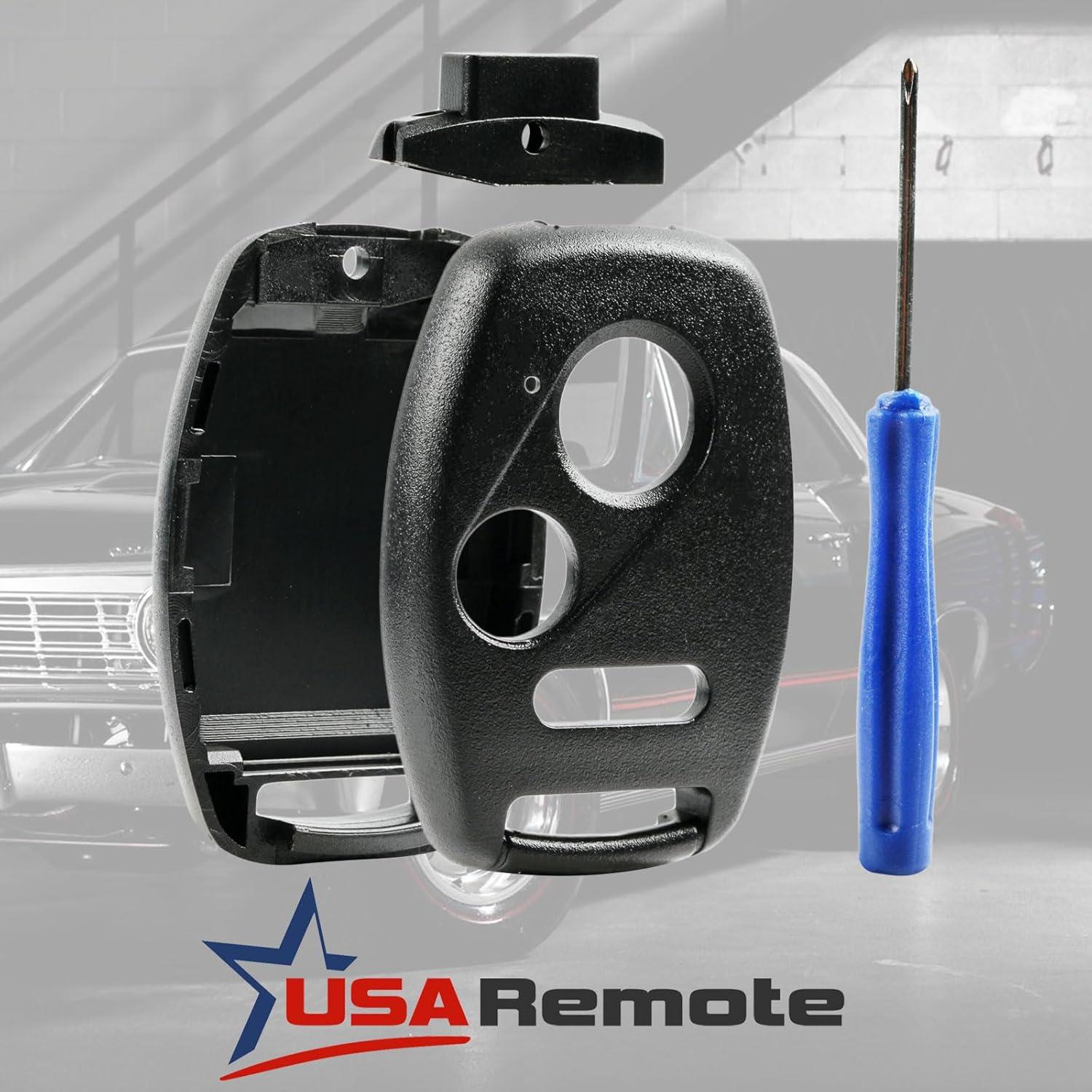 Carcasa de Llave Honda USARemote 3 Botones Sin Corte