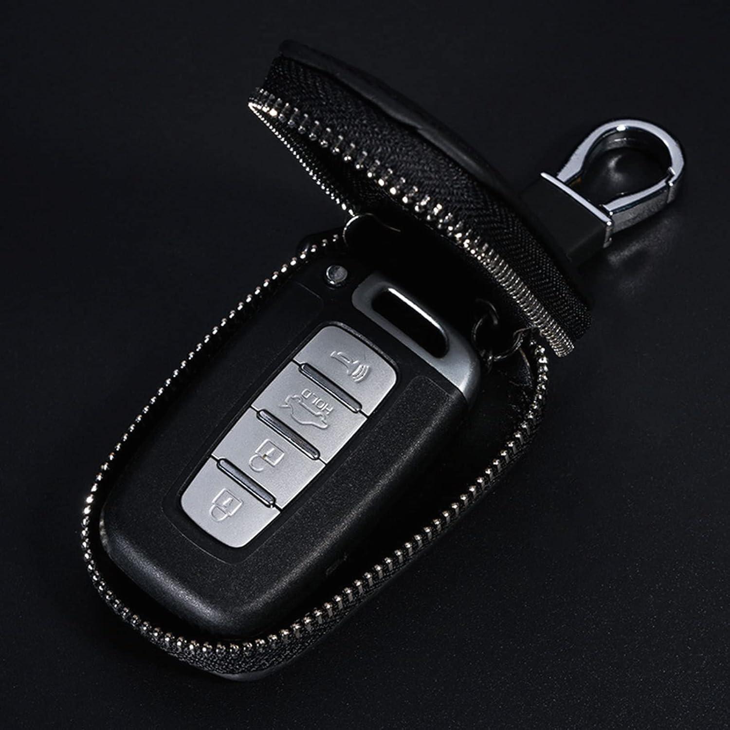 Funda de Llave de Coche HUFIDA Huixiaer-vsel Cuero Negro