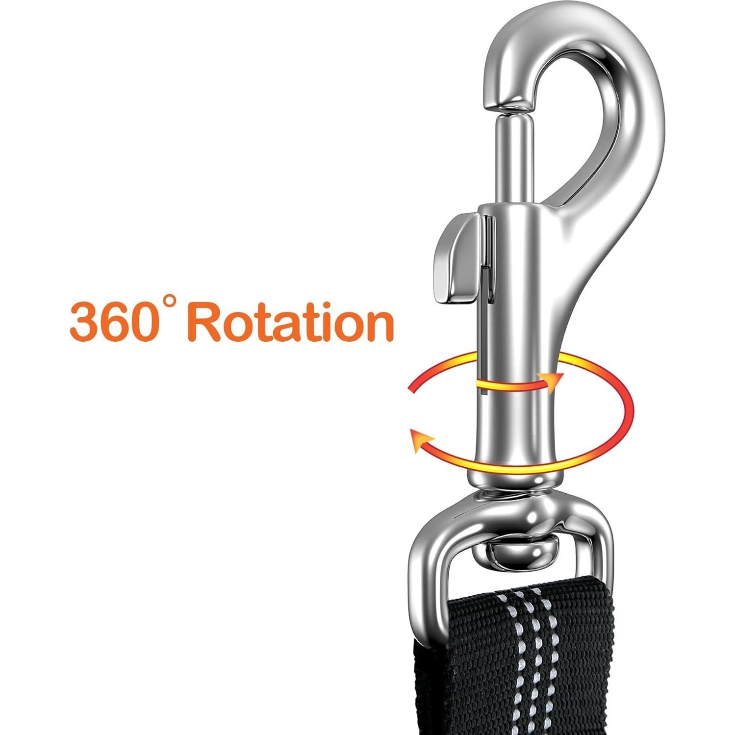 Cinturón de Seguridad para Perros Paercute Ajustable 60-73cm