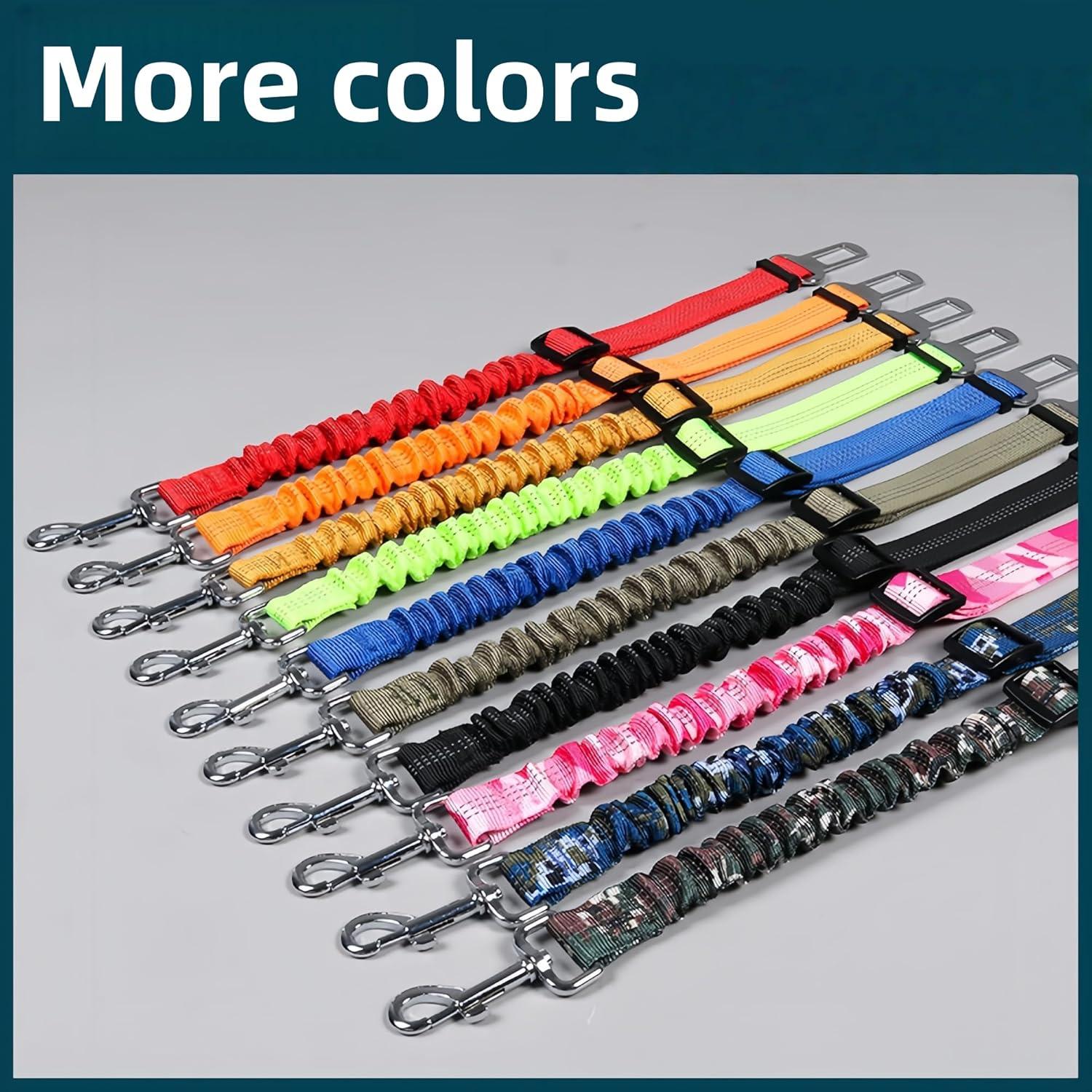 Cinturón de Seguridad para Perros Aerkersun Negro Ajustable