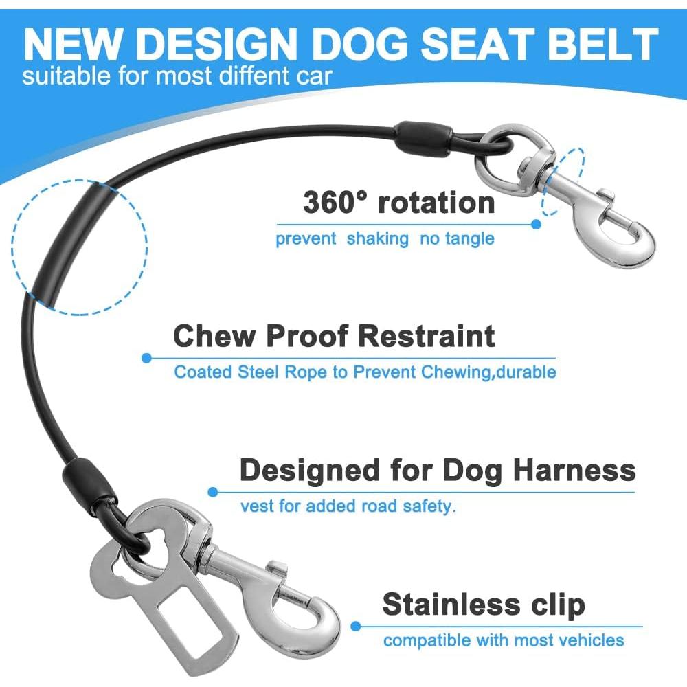 Arnés de Cinturón de Seguridad para Perros Mi Metty 80 CM