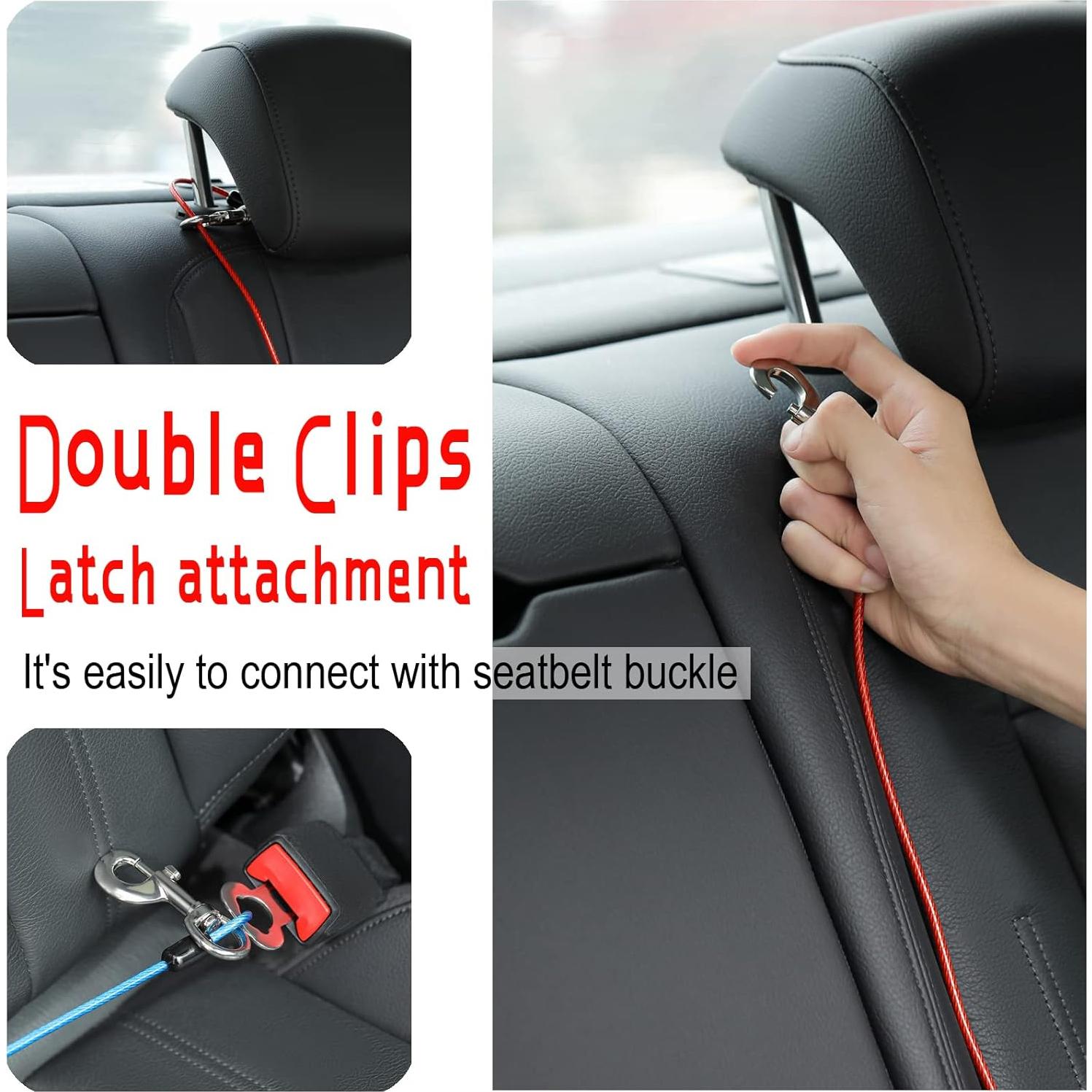 Arnés de Cinturón de Seguridad para Perros Mi Metty 80 CM