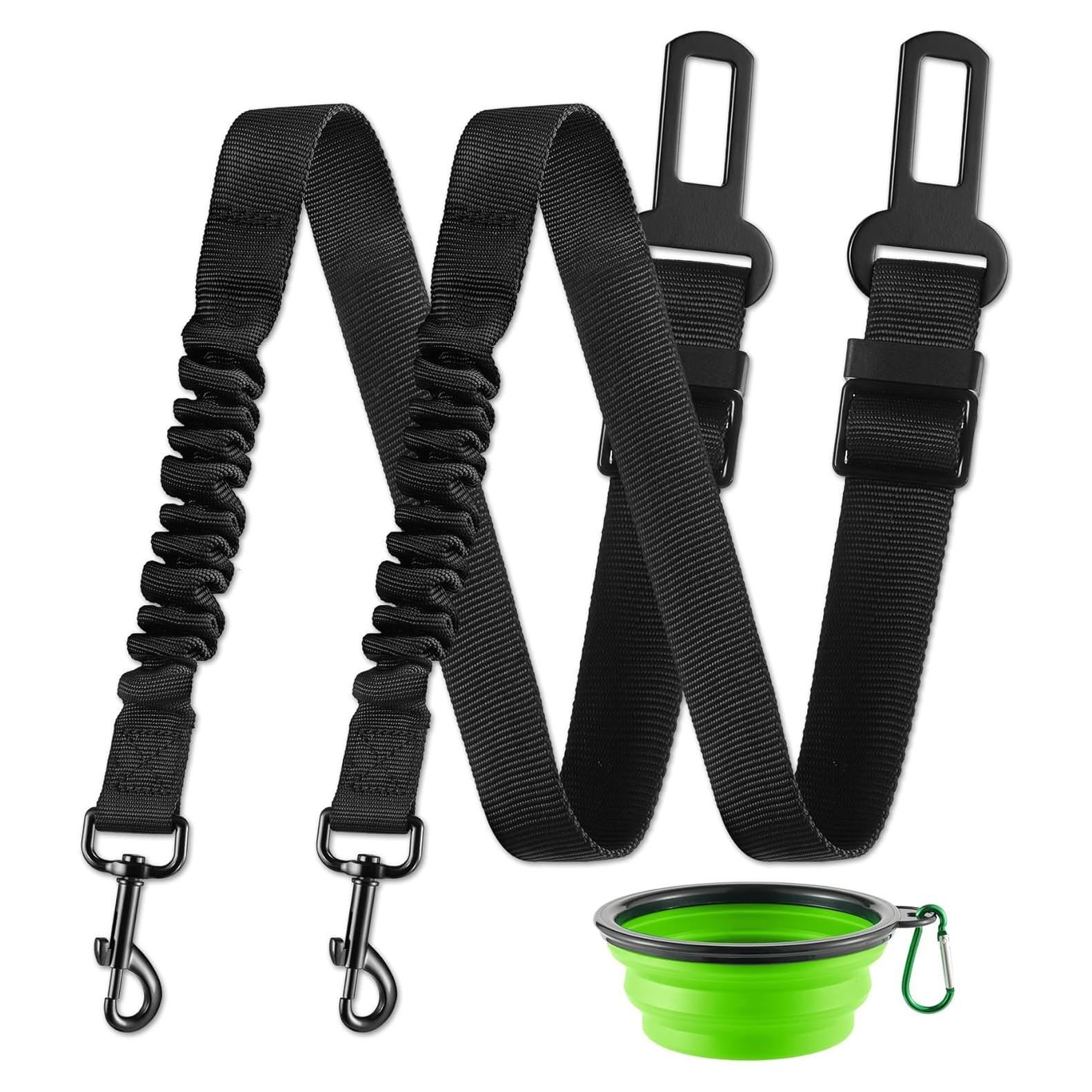 Cinturón de Seguridad para Perros LivTee - 2 Pack Ajustable
