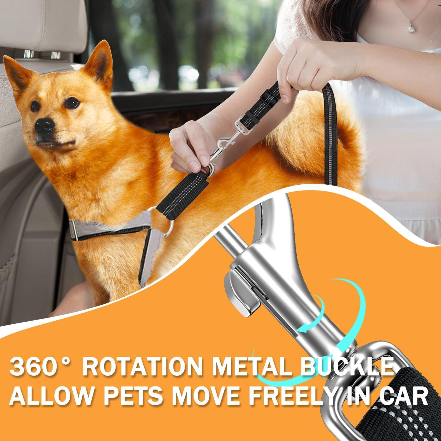 Arneses para Perros DVEDO 2 en 1 con Clip Ajustable Negro