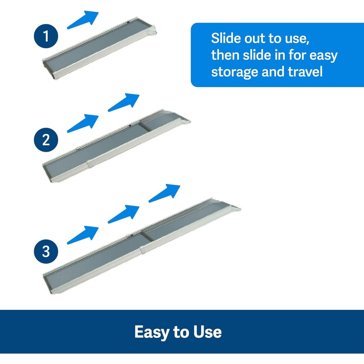 Rampa Telescópica para Mascotas PetSafe Happy Ride 99-183 cm