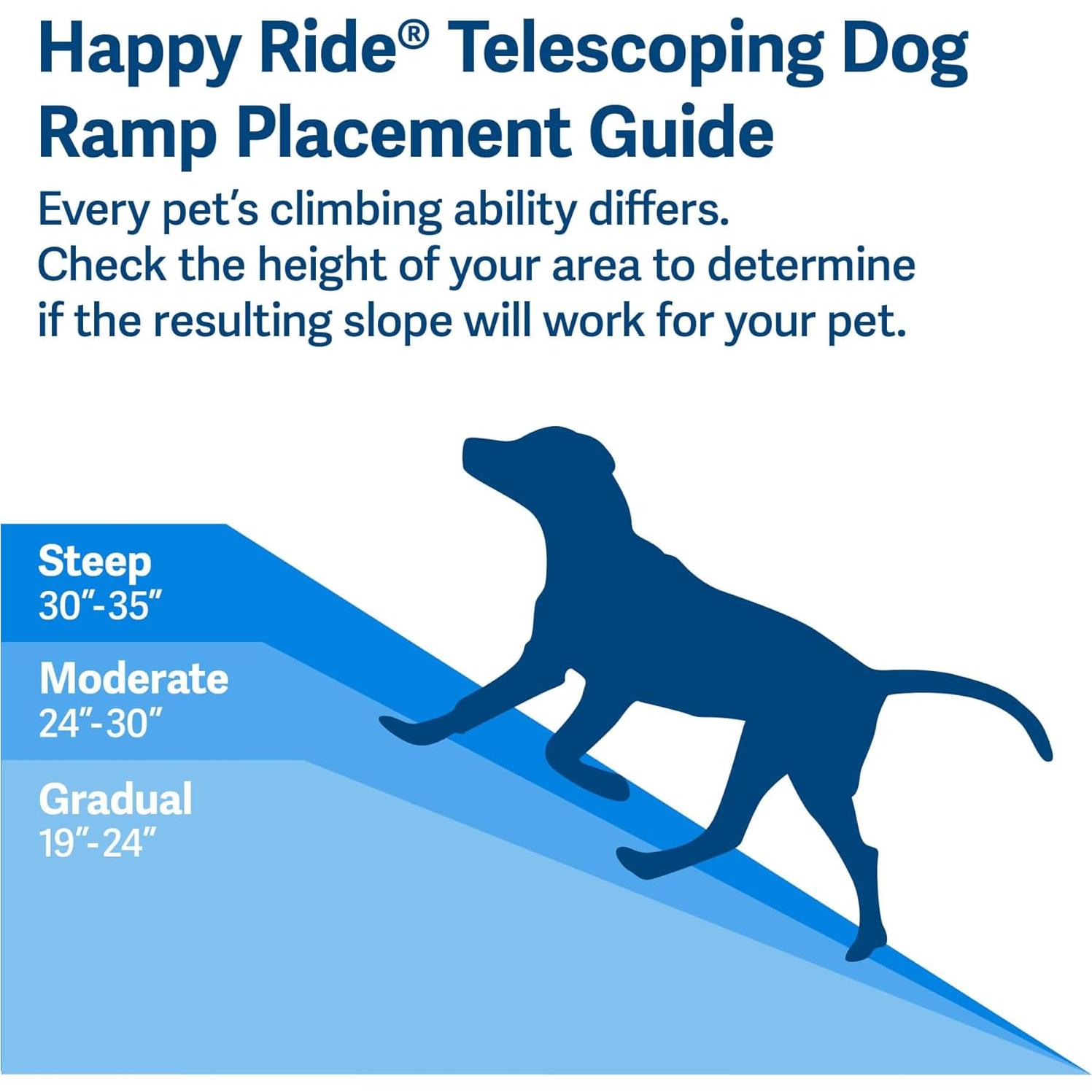 Rampa Telescópica para Mascotas PetSafe Happy Ride 99-183 cm