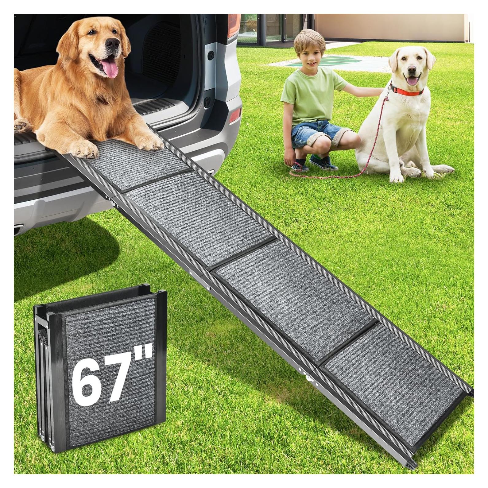 Rampa para Perros Plegable YOOKESEN 67x17.3 cm Antideslizante