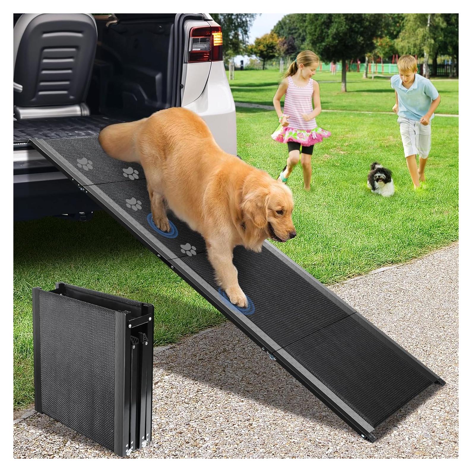 Rampa Plegable para Perros PALATALA Antideslizante 113.4kg
