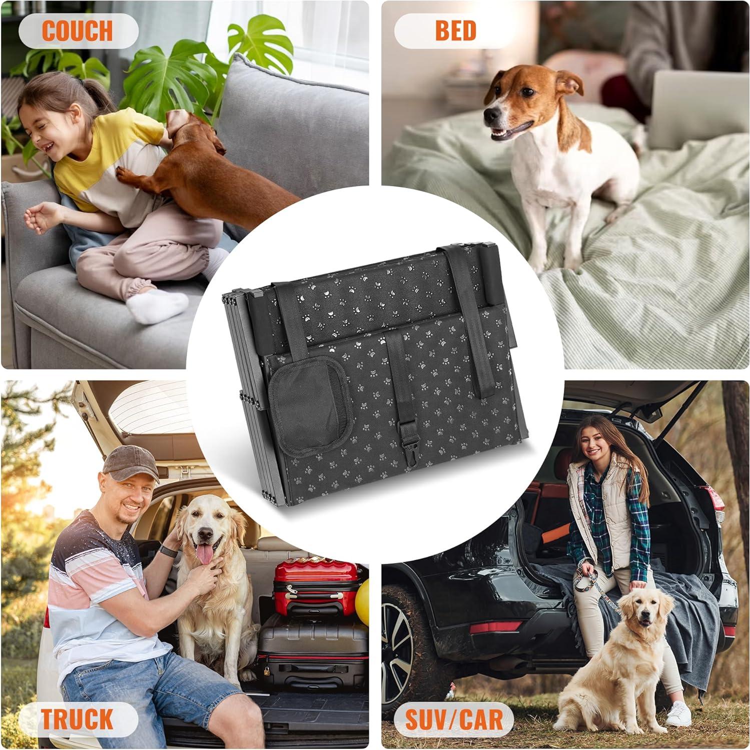 Escalera Plegable para Perros Heeyoo - 6 Pasos Antideslizante