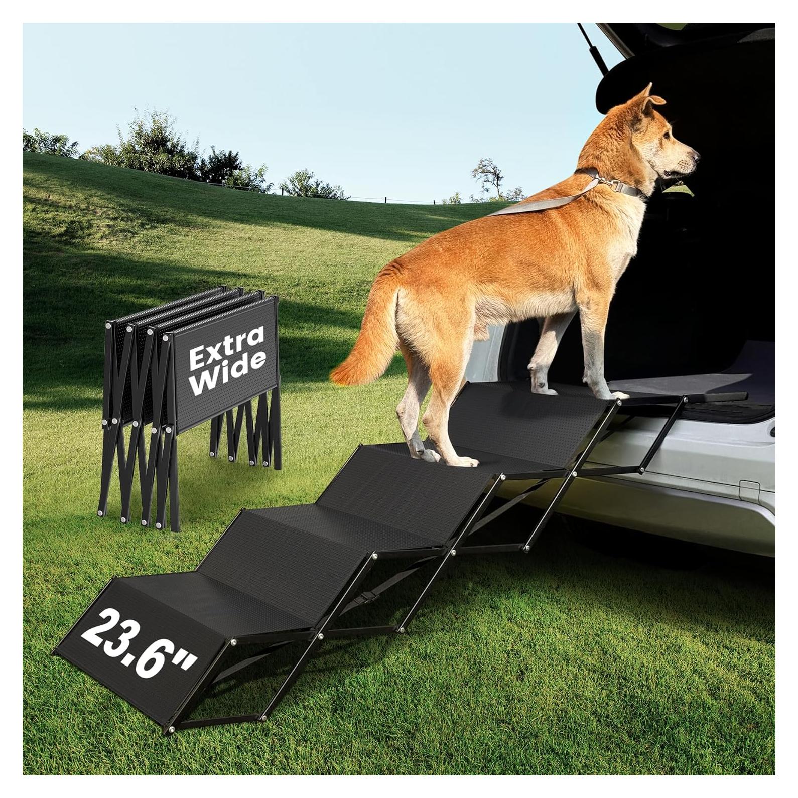 Rampa para Perros Marudina Extra Ancha 60 cm - Plegable Antideslizante