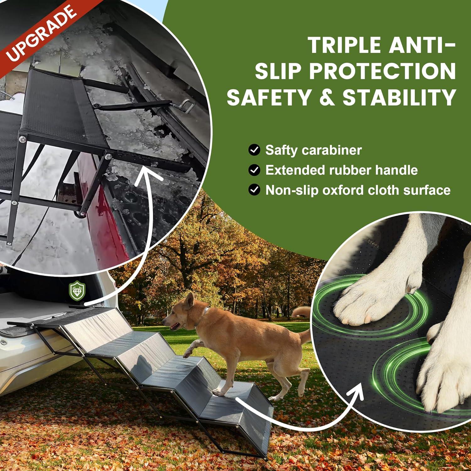 Rampa para Perros Marudina Extra Ancha 60 cm - Plegable Antideslizante