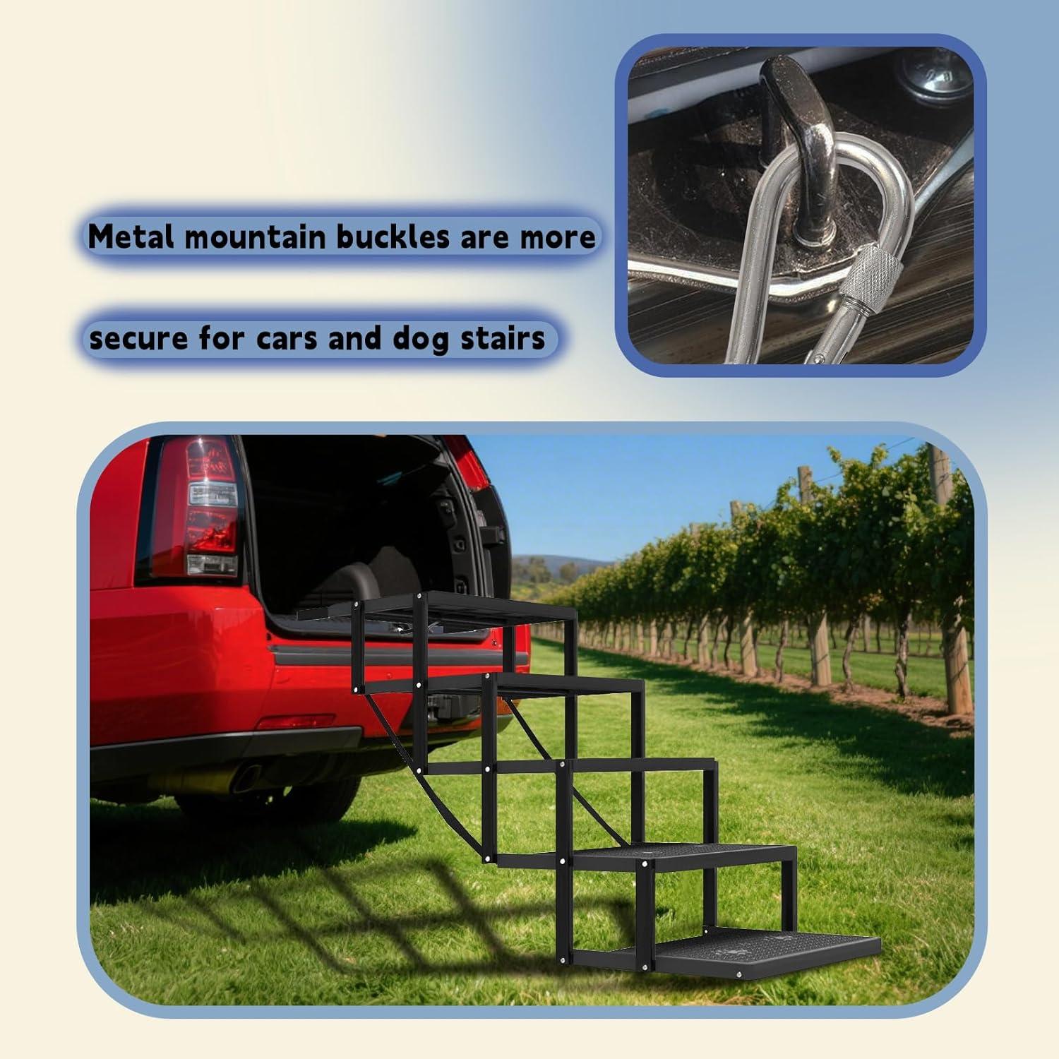 Escaleras para Perros YACONA GPT, Antideslizantes, 100 kg