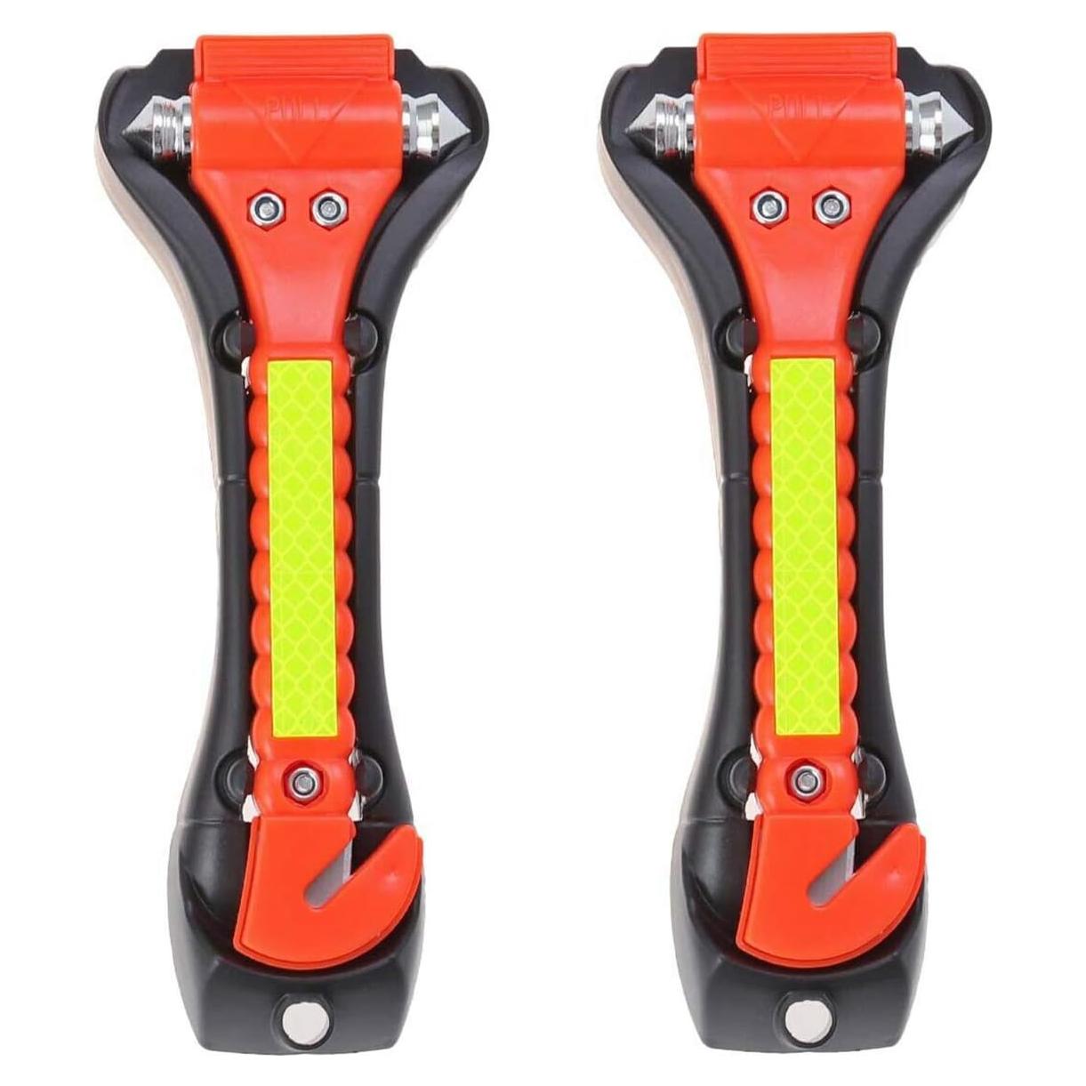 Martillo de Seguridad para Automóvil Kriture 2 Pack - Escape 2-en-1