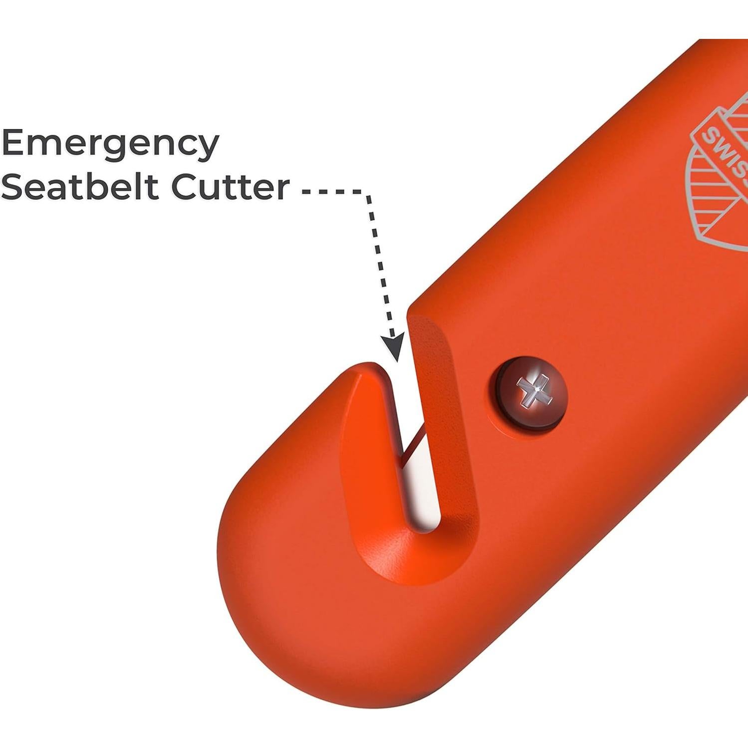 Martillo de Escape de Emergencia Swiss Safe Naranja 1 Paquete