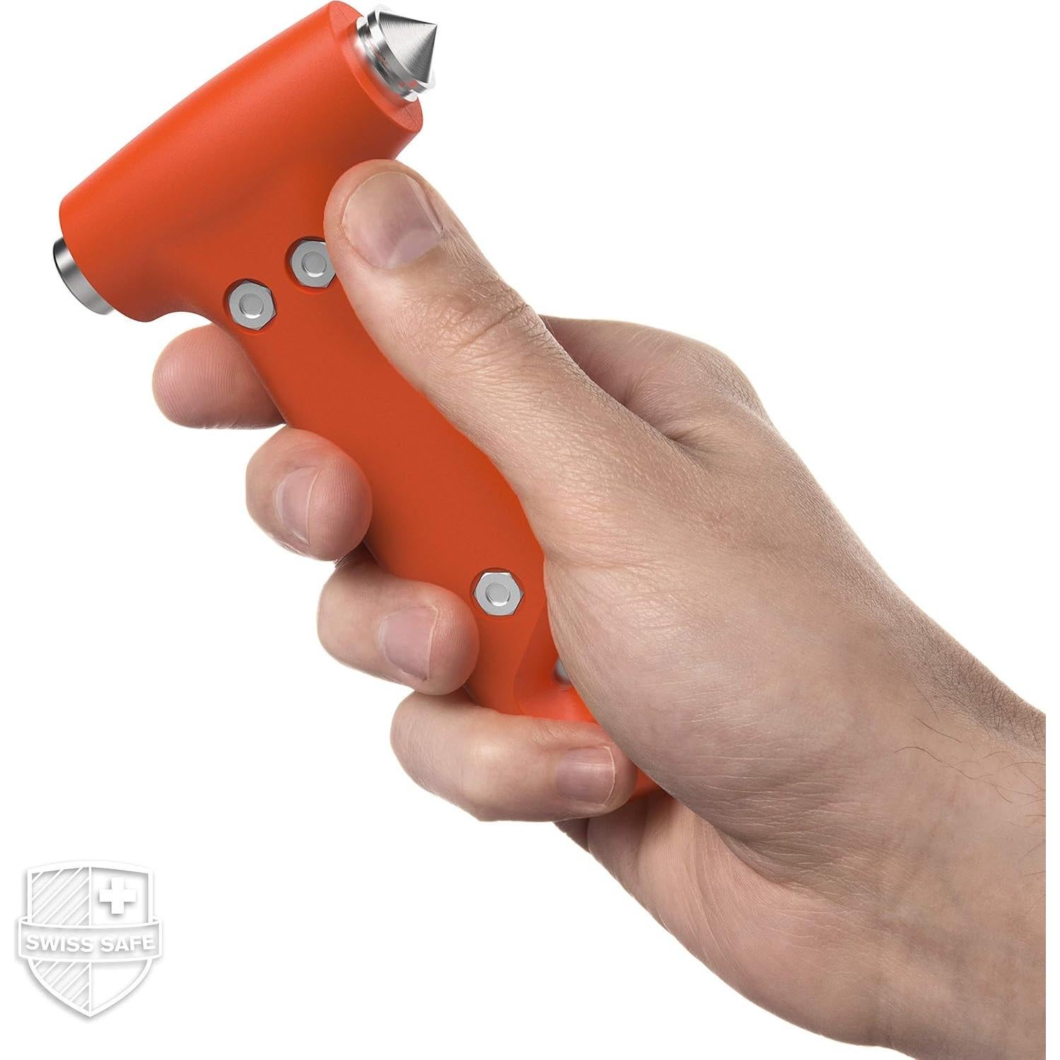 Martillo de Escape de Emergencia Swiss Safe Naranja 1 Paquete