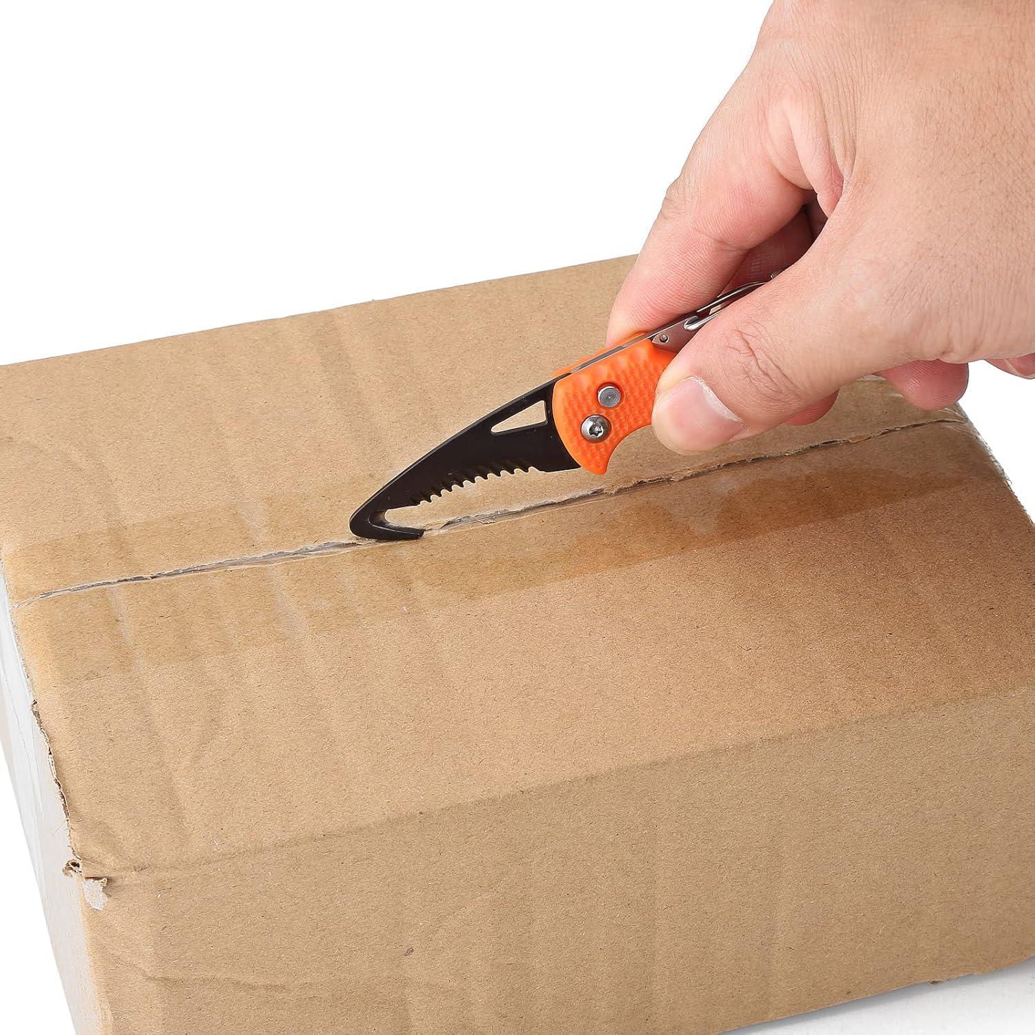 2 Cuchillos de Llavero Plegables YISIDA, Acero Inoxidable, 10.9 cm