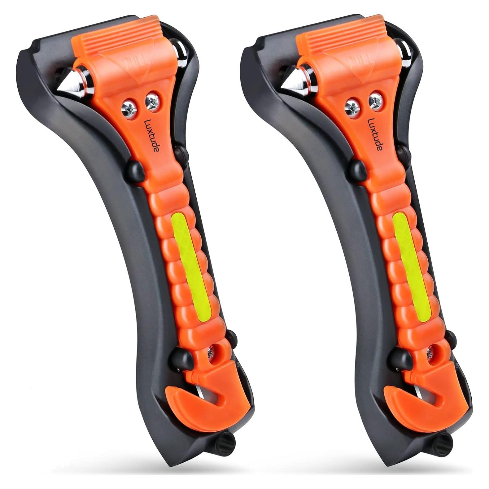 Cortador de Cinturón de Seguridad Luxtude 2 en 1 Naranja