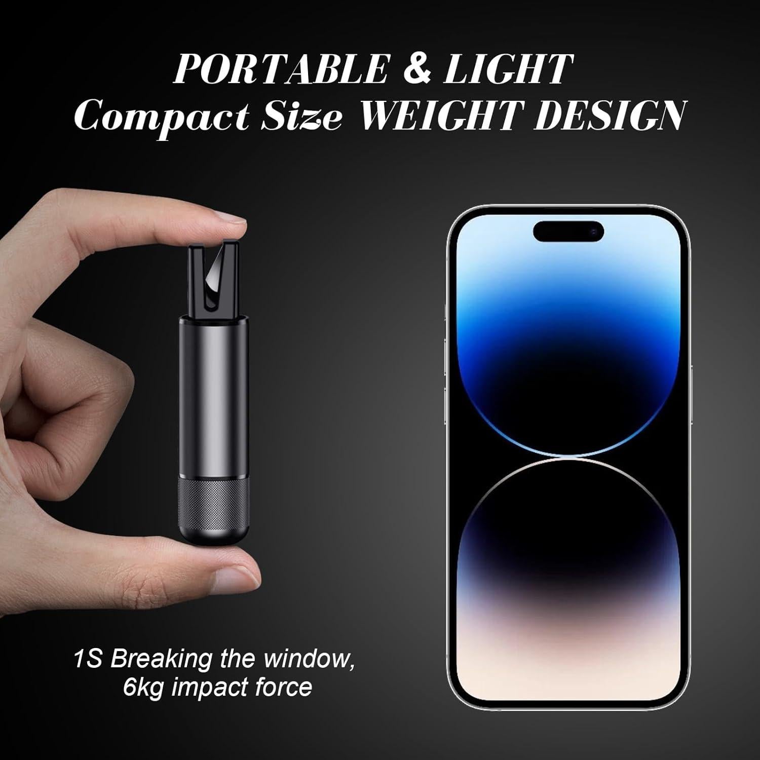 Rompedor de Cristales BUXUNA SafeHammer1 - Herramienta de Escape