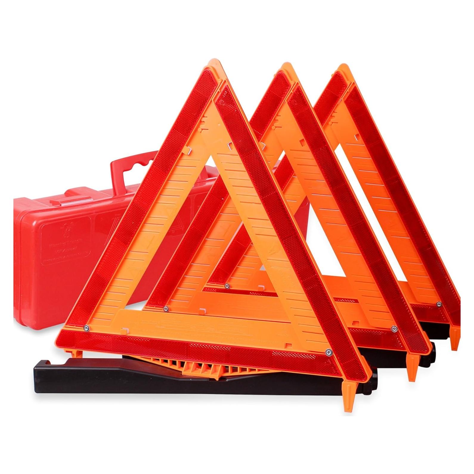 Kit de Triángulos de Advertencia Cartman 3PK - Reflectantes