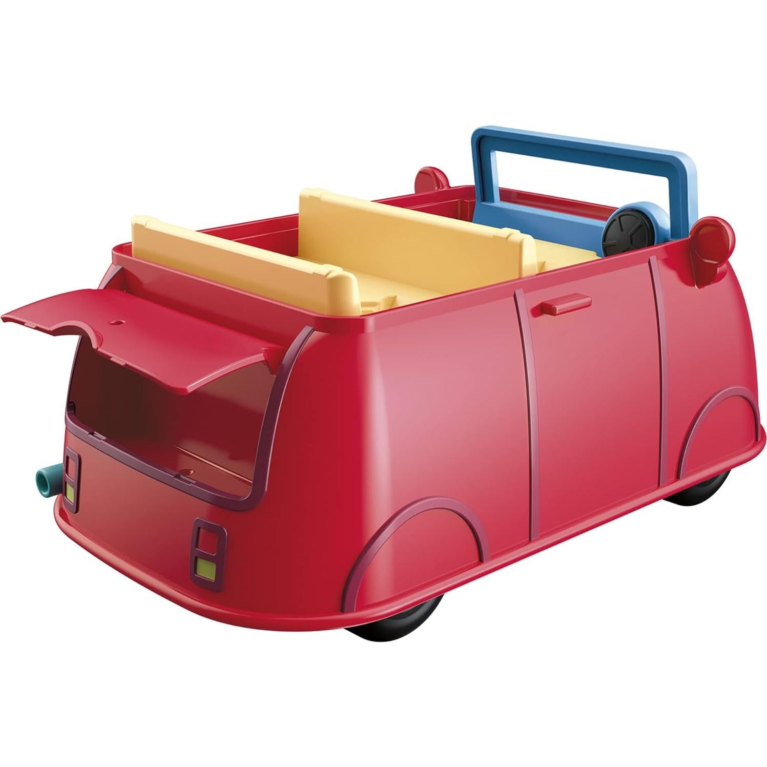 Peppa Pig Peppa’s Adventures Peppa’s Family Red Car Preschool Toy, Speech and Sound Effects, Includes 2 Figures, for Ages 3 and Up