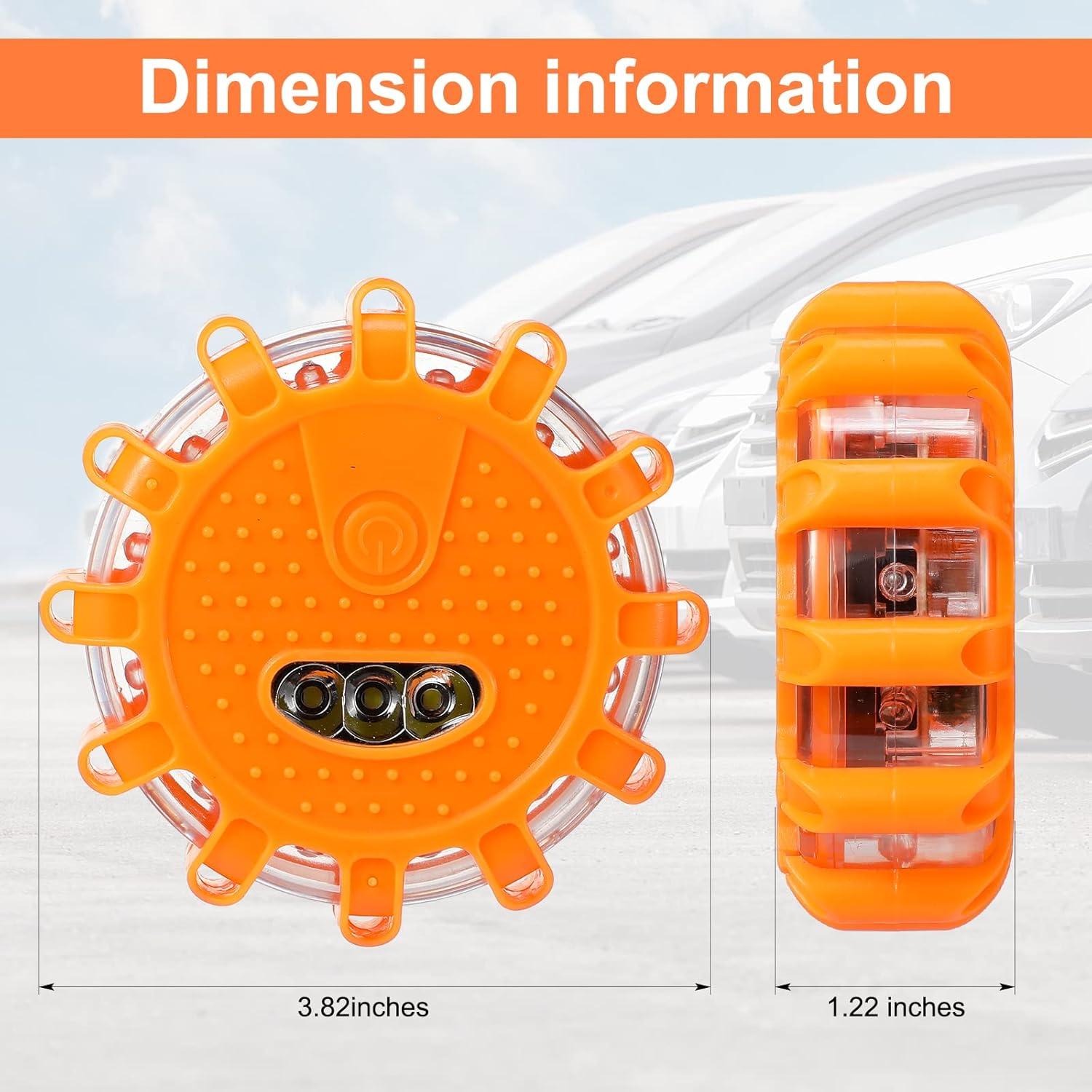 Kit de Luces LED de Emergencia Tallew - 12 Piezas, 9 Modos