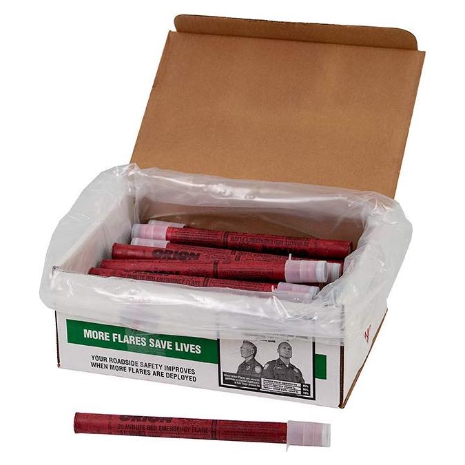 Faro de Seguridad Vial Rojo Orion - Paquete de 36 Unidades