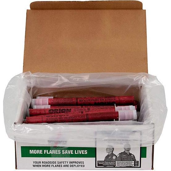 Faro de Seguridad Vial Rojo Orion - Paquete de 36 Unidades